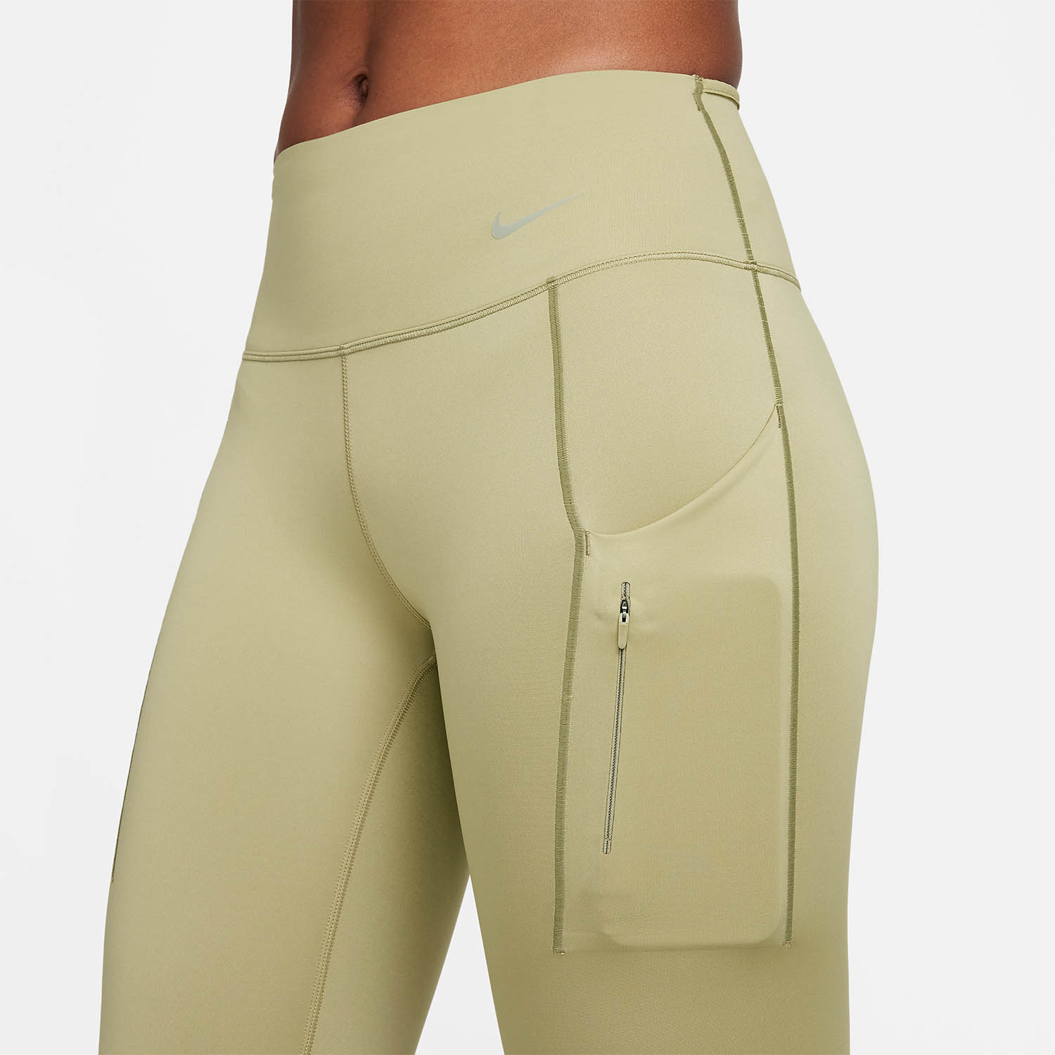 Nike Go Swoosh 7/8 Tights Neutral Olive/Black