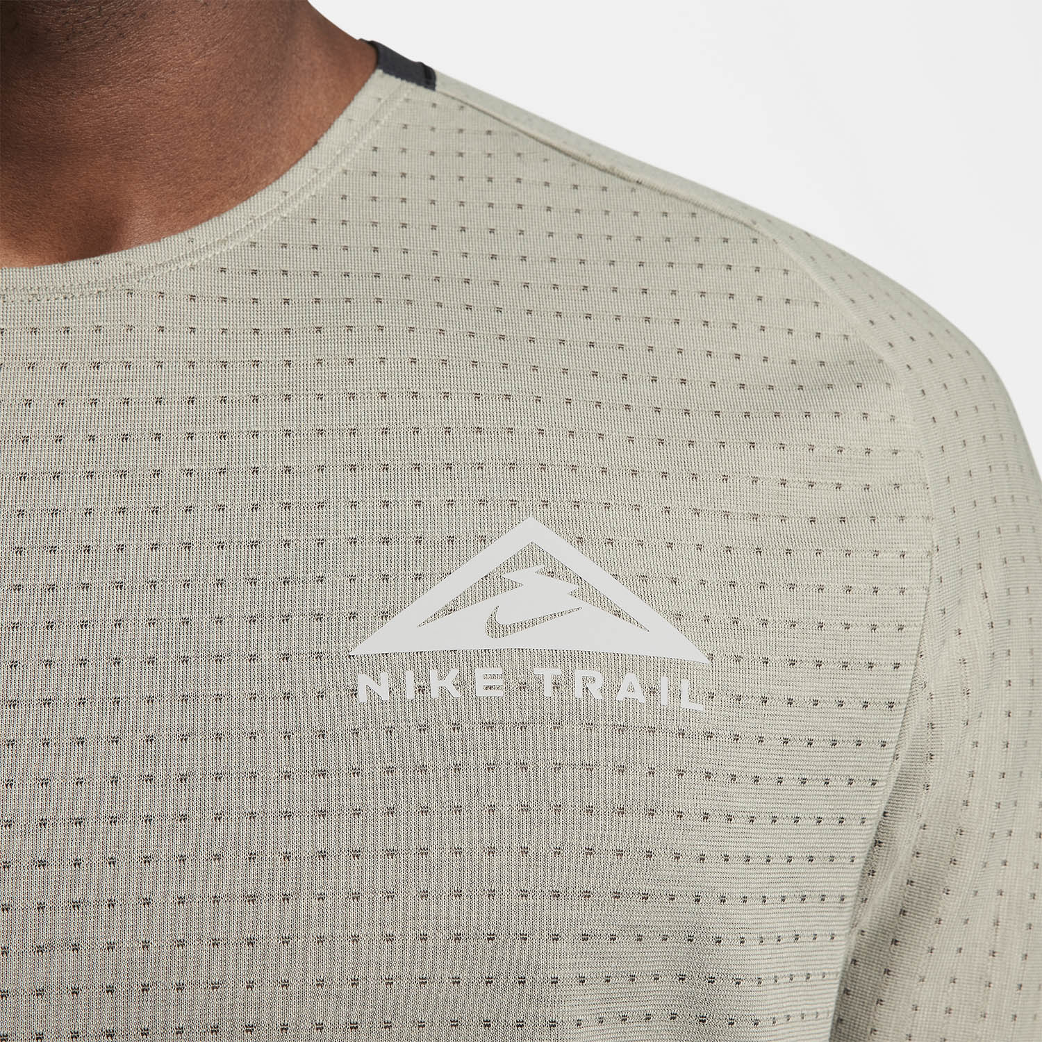 Nike Dri-FIT Solar Chase Maglietta Dark Stucco/Summit White