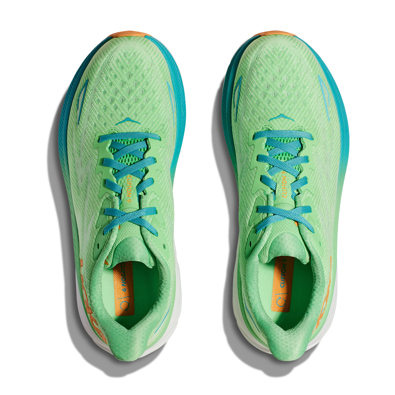 Hoka Clifton 9 Zest/Lime Glow