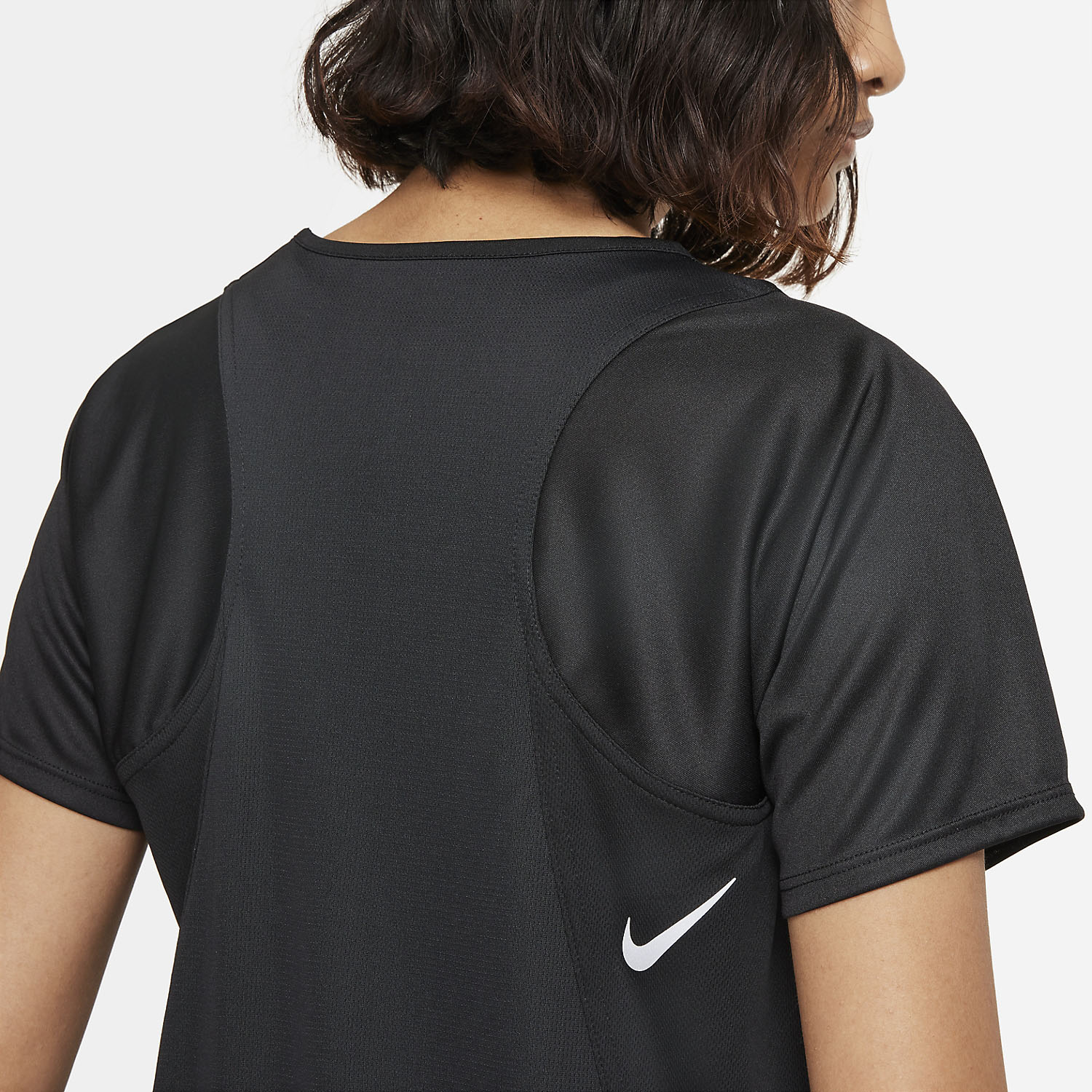 Nike Dri-FIT Race Maglietta Black/Reflective Silver