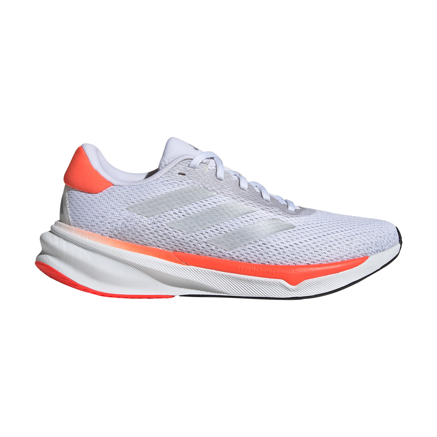 adidas Supernova Stride Cloud White/Silver Metallic/Solar Red