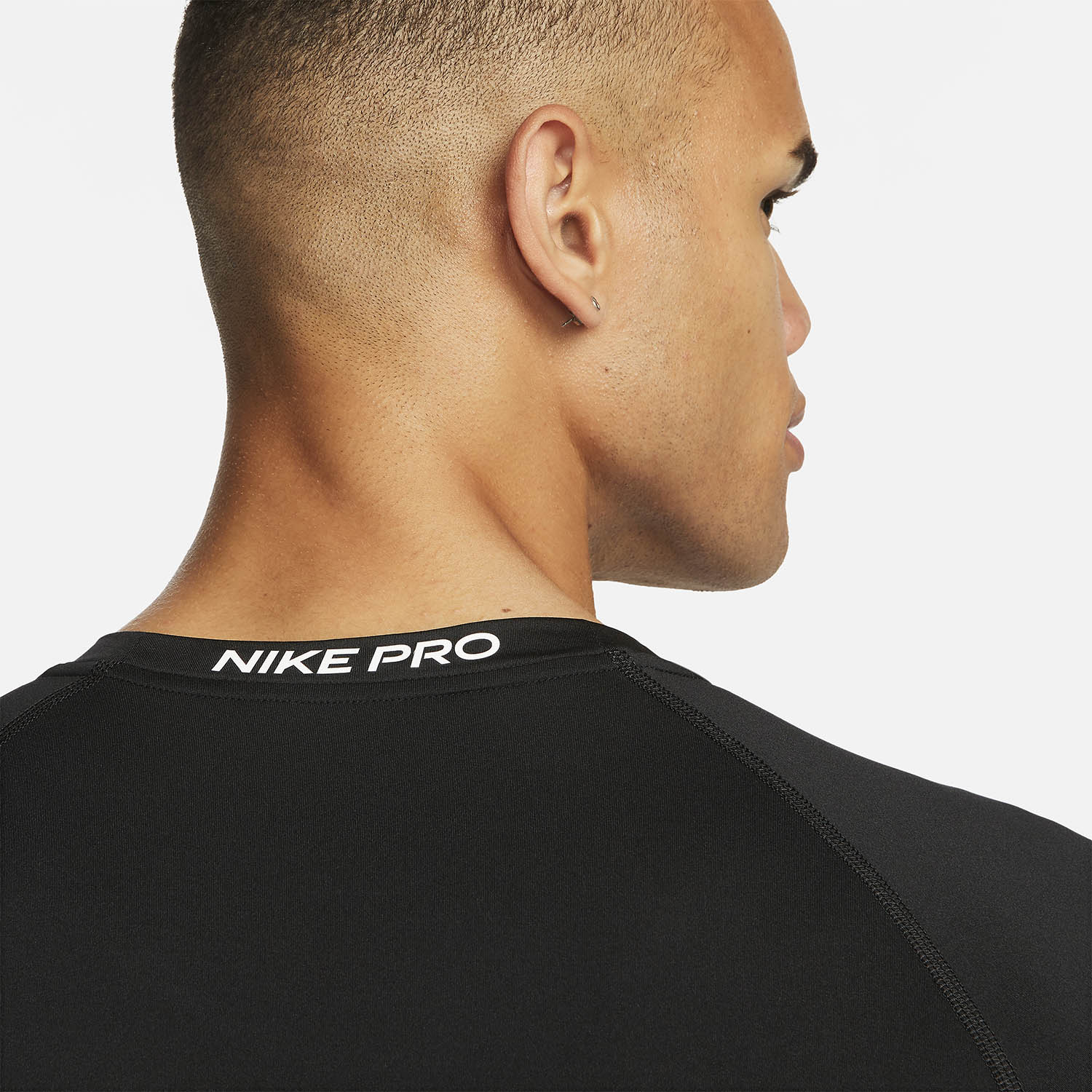 Nike Dri-FIT Logo Maglietta Black/White