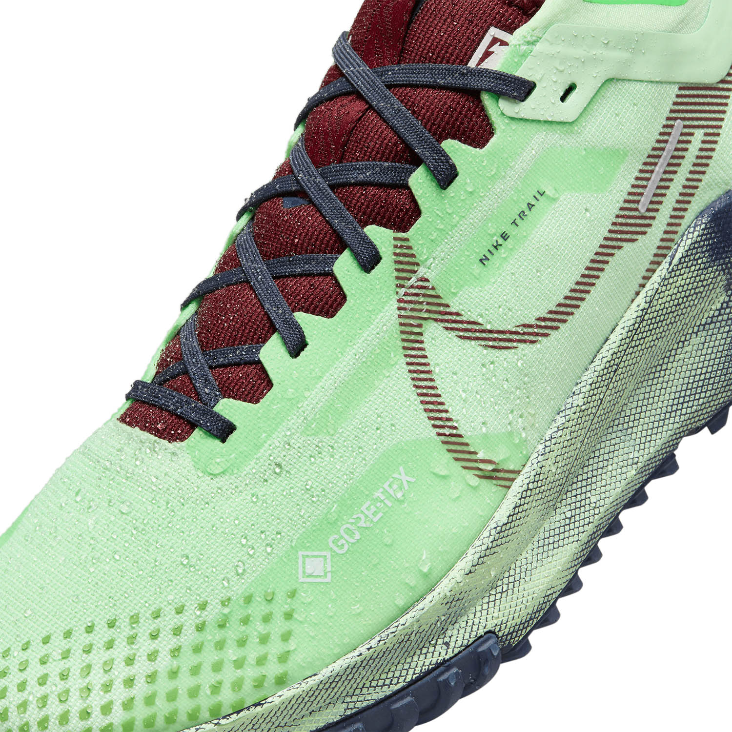 Nike React Pegasus Trail 4 GTX Vapor Green/Dark Team Red/Thunder Blue