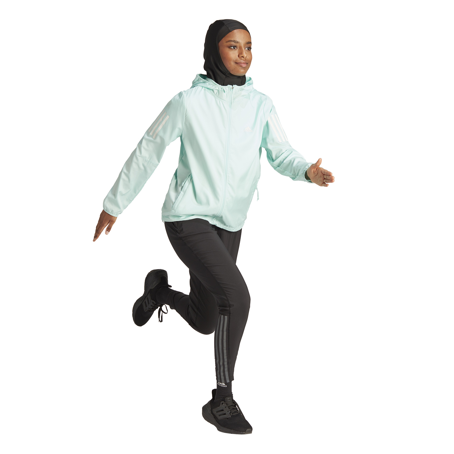 adidas Own The Run Windbreaker Giacca Semi Flash Aqua