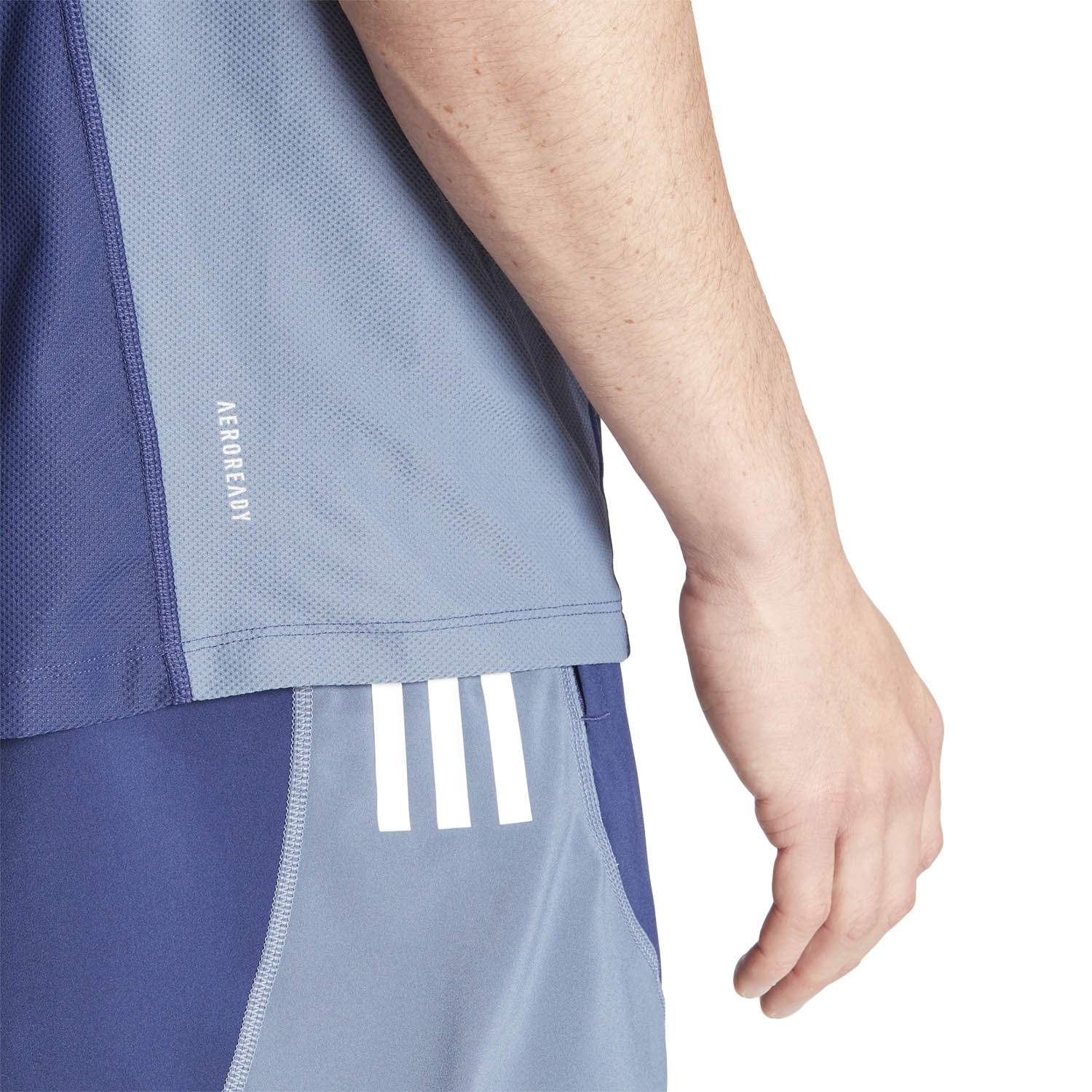 adidas Own The Run Print Maglietta Dark Blue/Preloved Ink/Preloved Scarlet