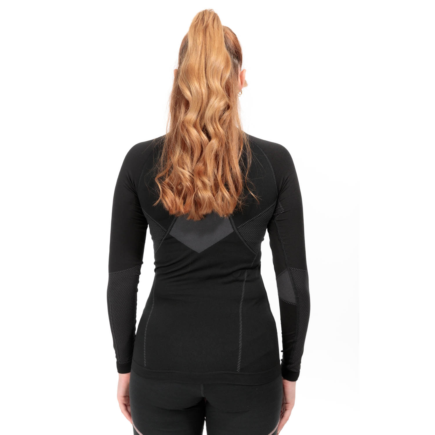 Odlo Fundamentals Performance Warm Maglia Black/Graphite Grey