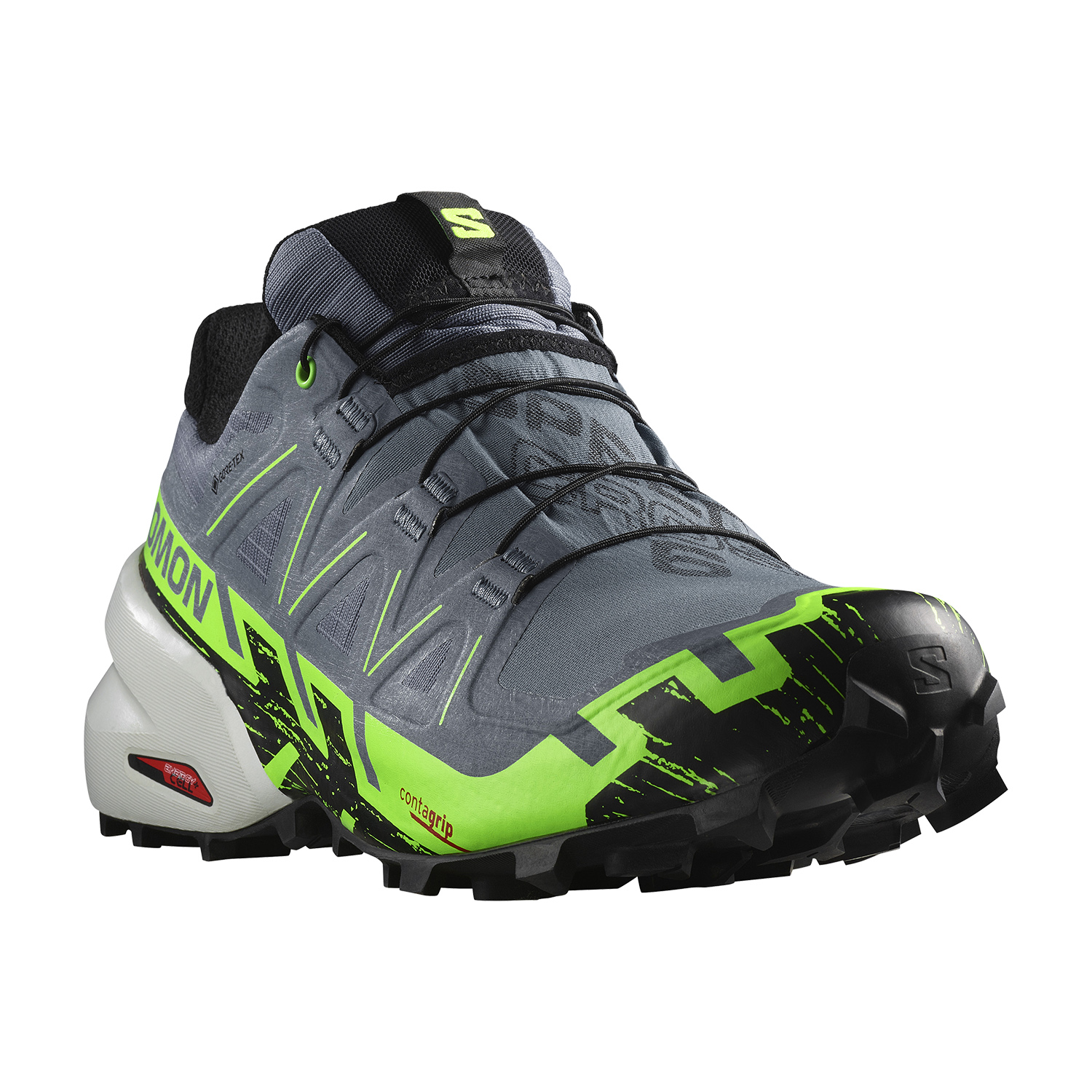Salomon Speedcross 6 GTX Flint Stone/Green Gecko/Black