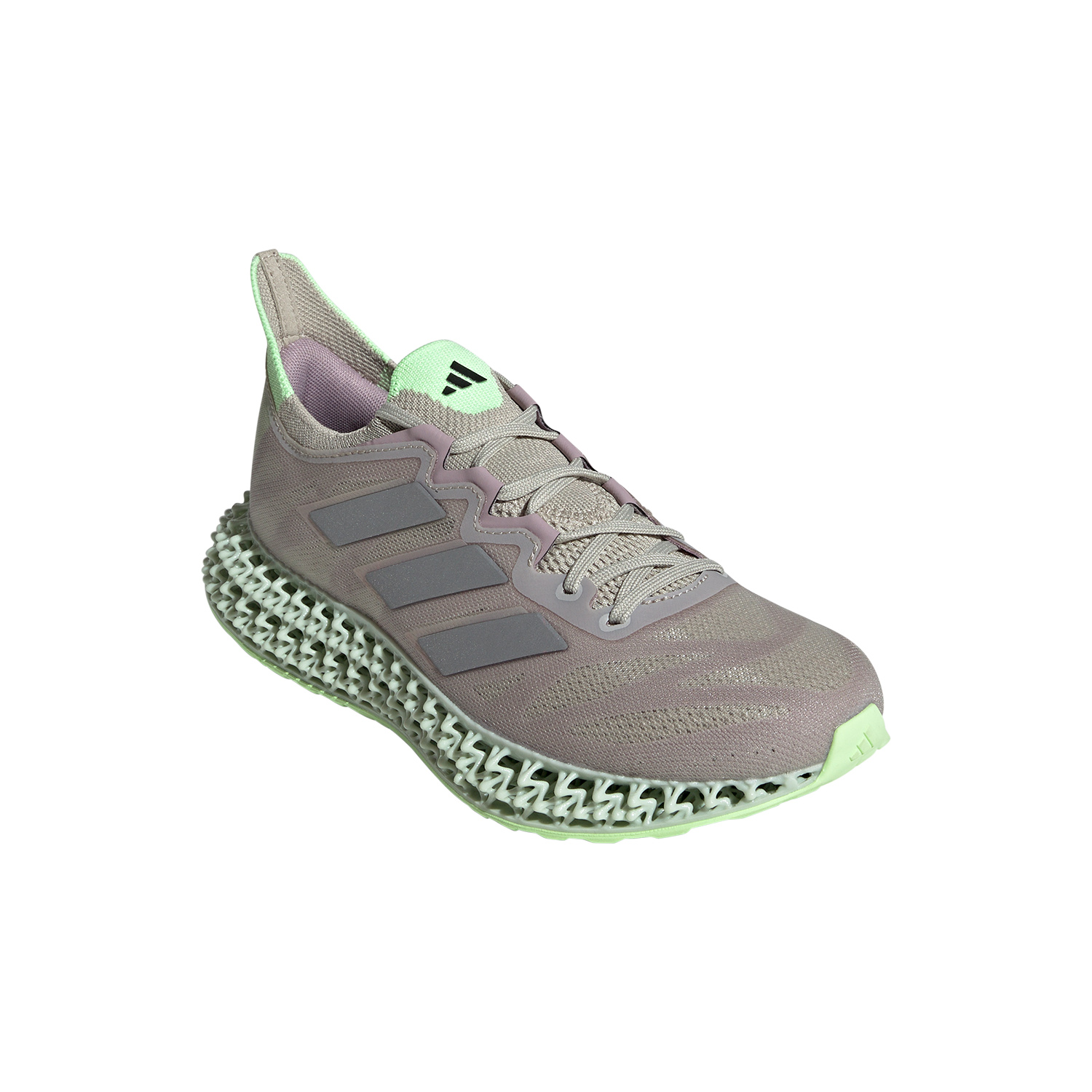 adidas 4DFWD 3 Putty Grey/Metallic Silver/Green Spark