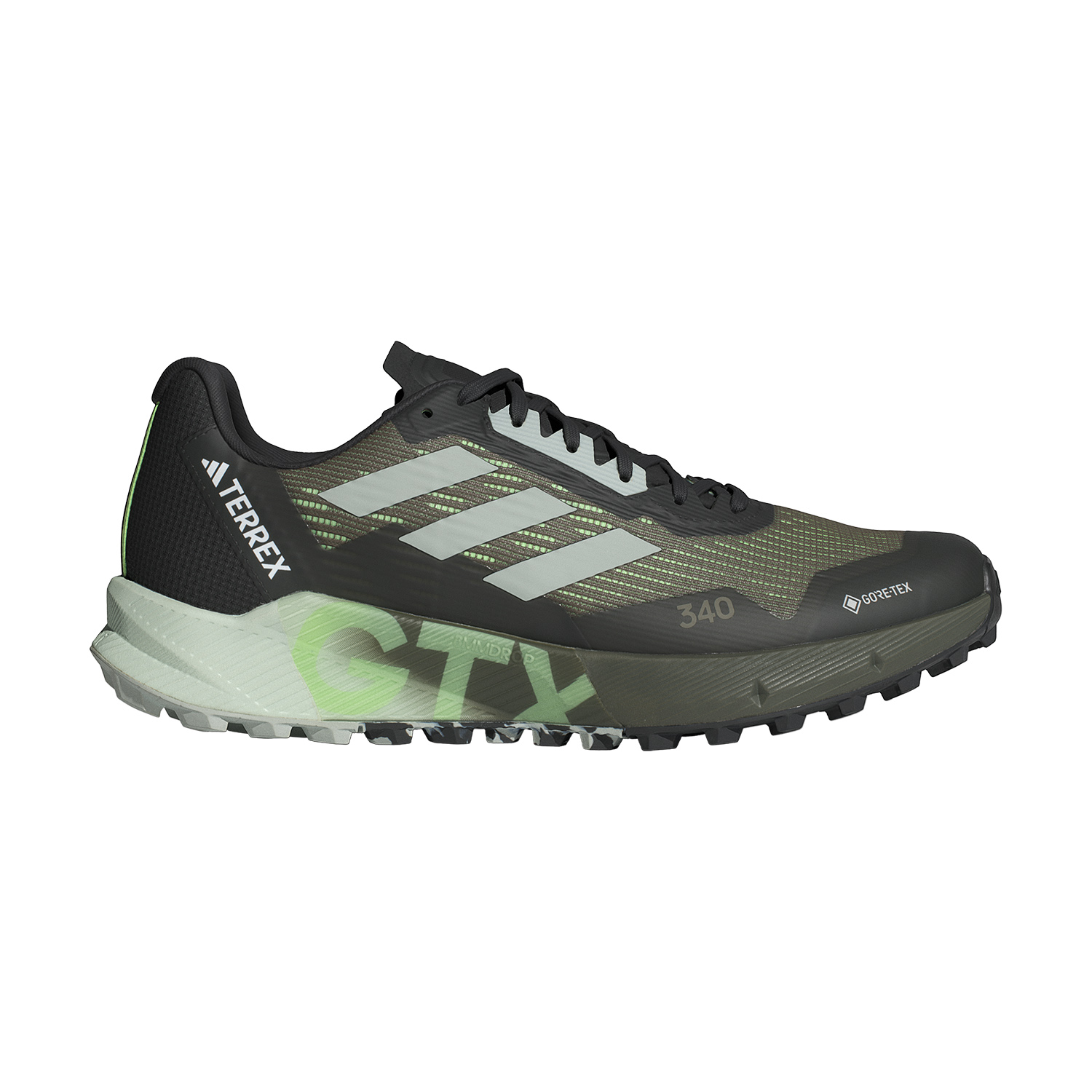adidas Terrex Agravic Flow 2 GTX Olive Strata/Wonder Silver/Green Spark