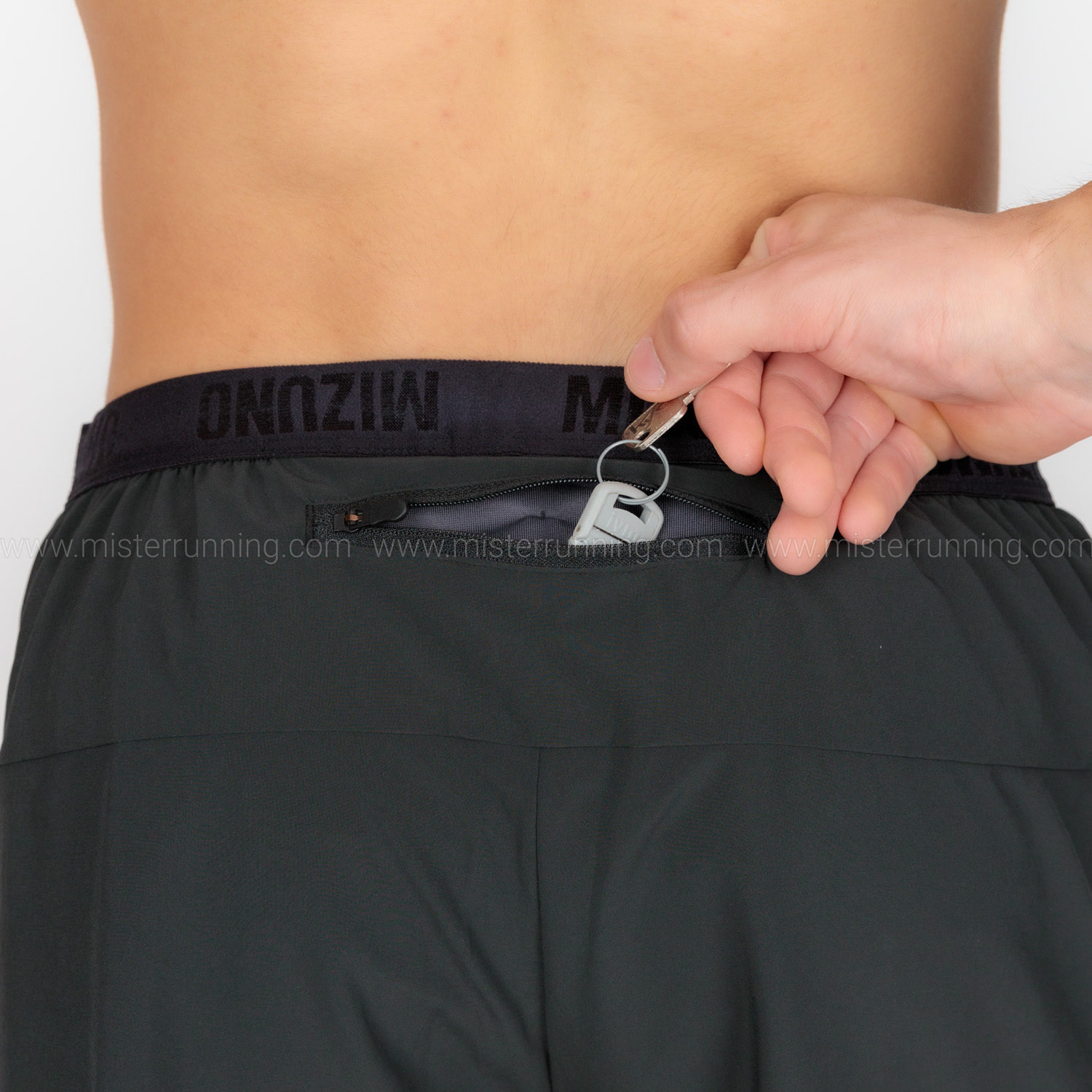 Mizuno Alpha 5.5in Pantaloncini Black