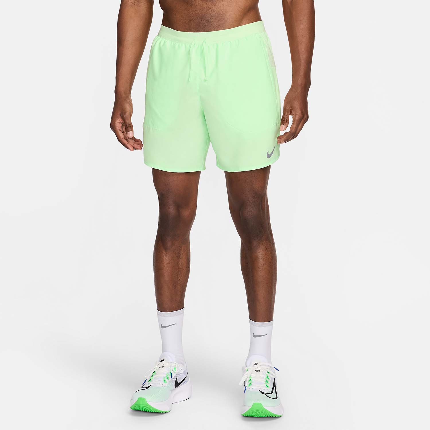 Nike Dri-FIT Stride 7in Pantaloncini Vapor Green/Reflective Silver