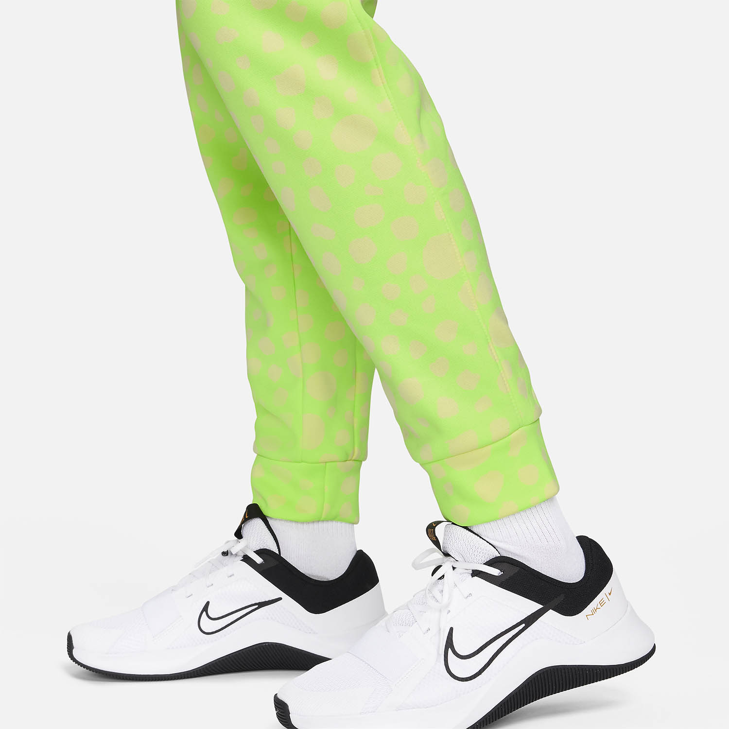 Nike Therma-FIT Printed Studio 72 Pantaloni Lime Blast/Luminous Green/White