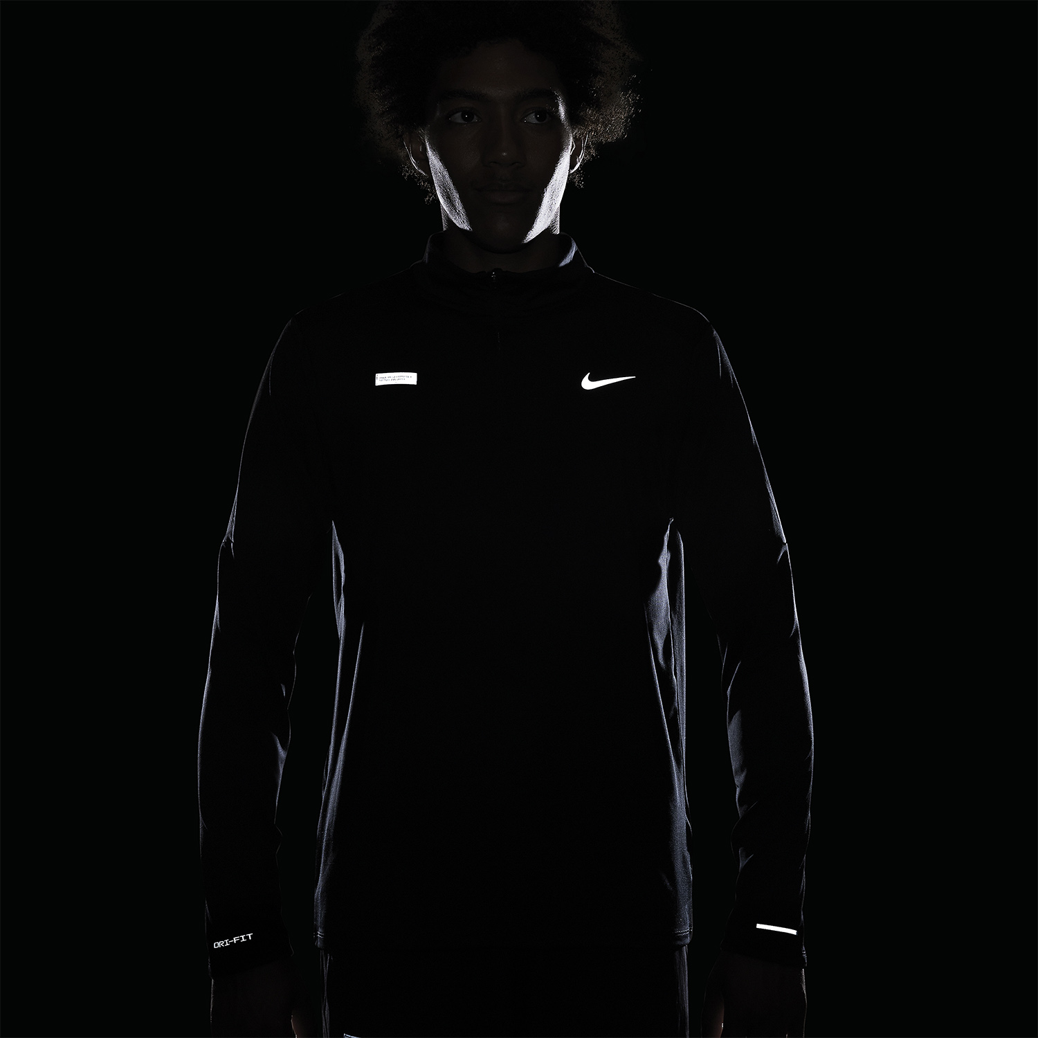 Nike Element Flash Maglia Black/Reflective Silver