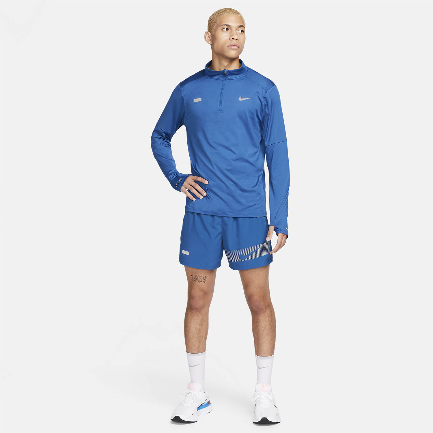 Nike Element Flash Maglia Court Blue/Reflective Silver