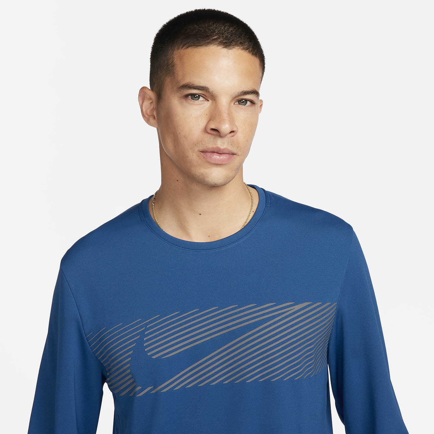Nike Miler Flash Maglia Court Blue/Reflective Silver