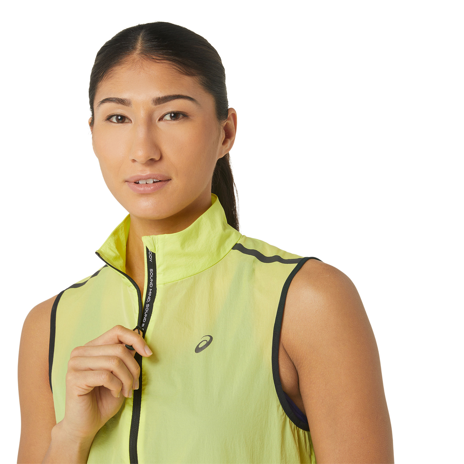 Asics Metarun Gilet Glow Yellow