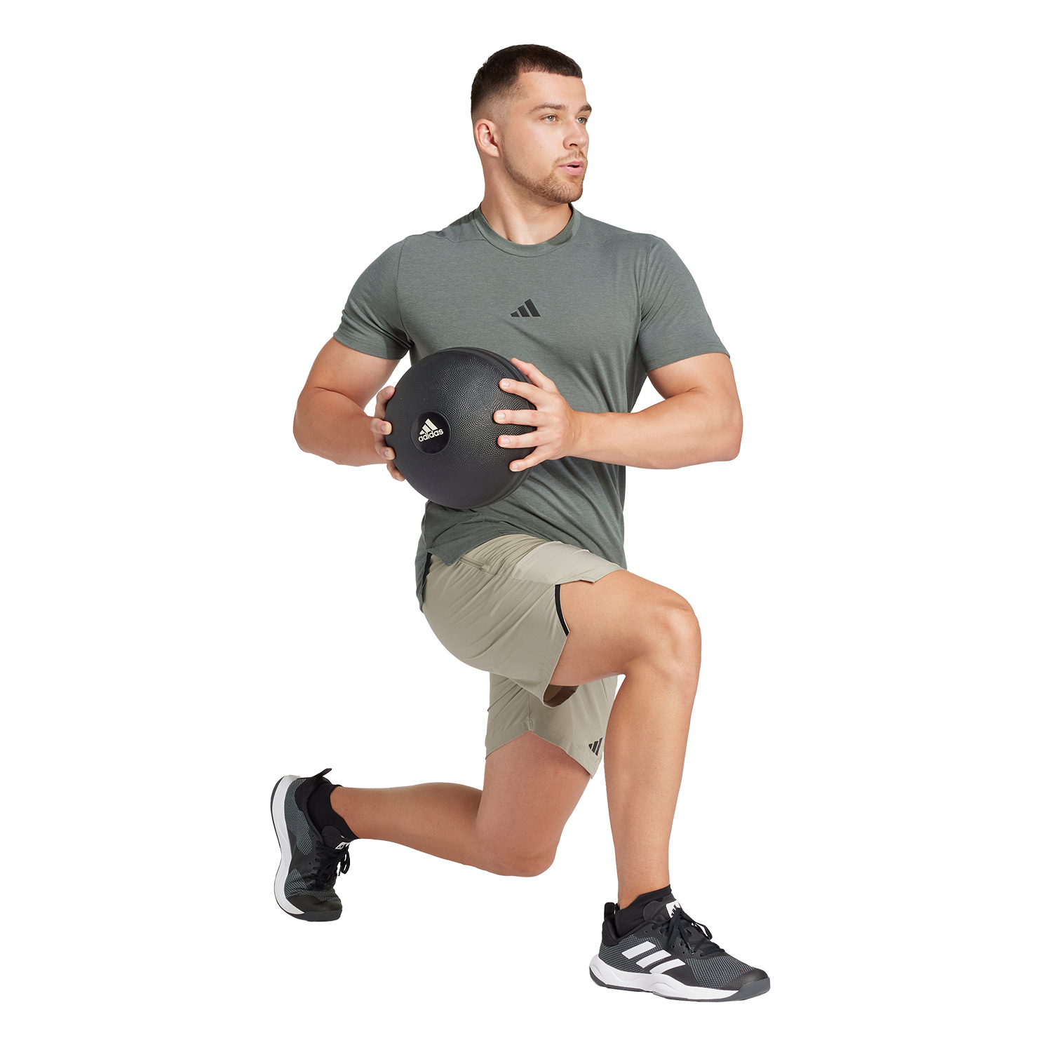 adidas D4T AEROREADY 5in Pantaloncini Silver Pebble/Black