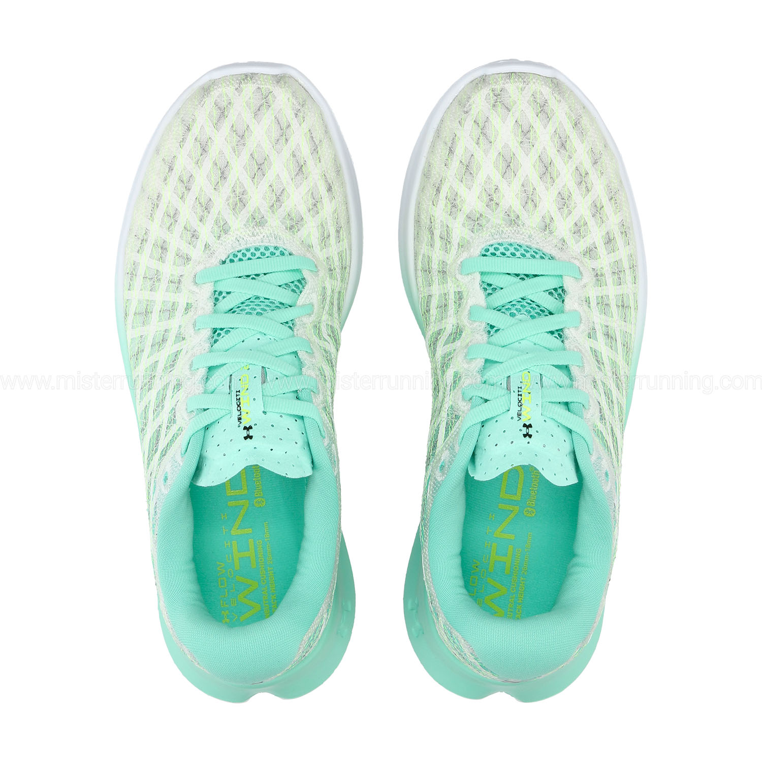 Under Armour Flow Velociti Wind 2 White/Green Breeze/Black