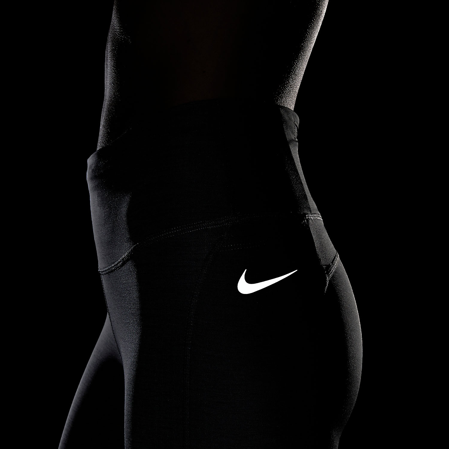 Nike Dri-FIT Fast 3/4 Tights Smoke Grey Heather/Reflective Silver