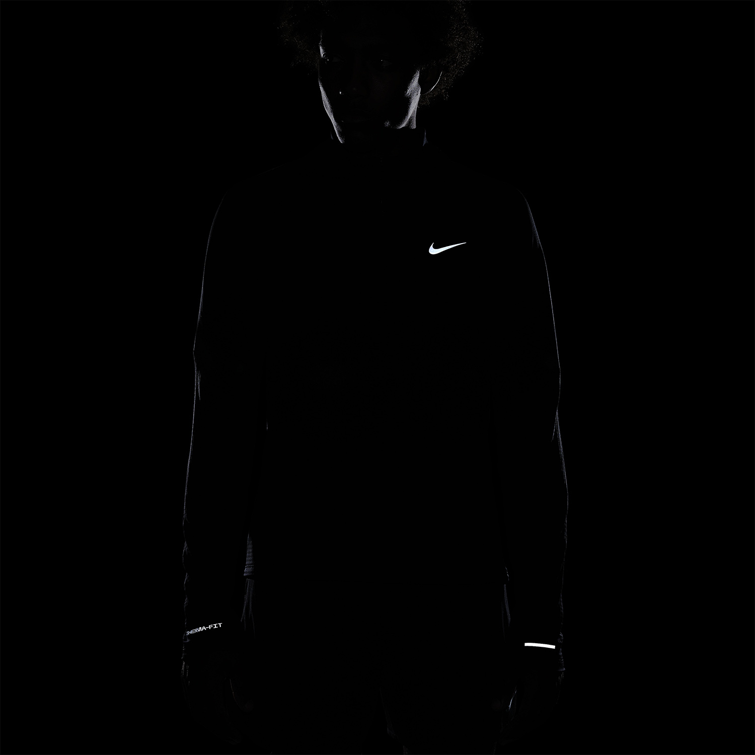 Nike Therma-FIT Element Maglia Black/Reflective Silver