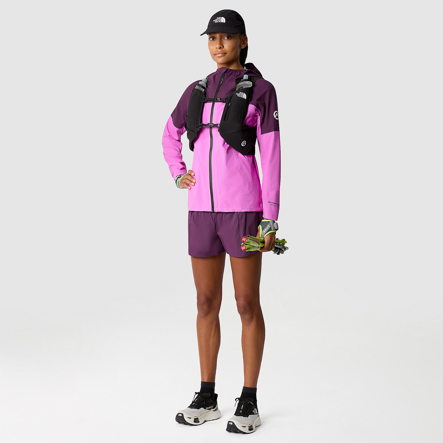 The North Face Summit Superior Futurelight Giacca Black/Currant Purple