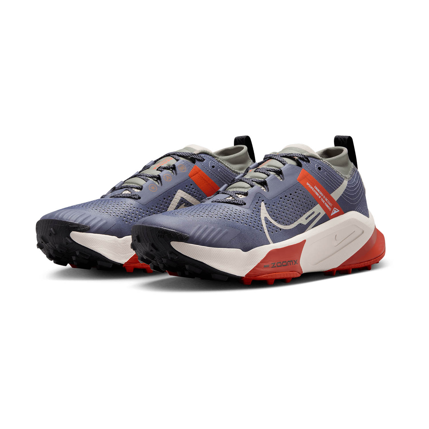 Nike ZoomX Zegama Trail Light Carbon/Light Orewood Brown/Dragon Red