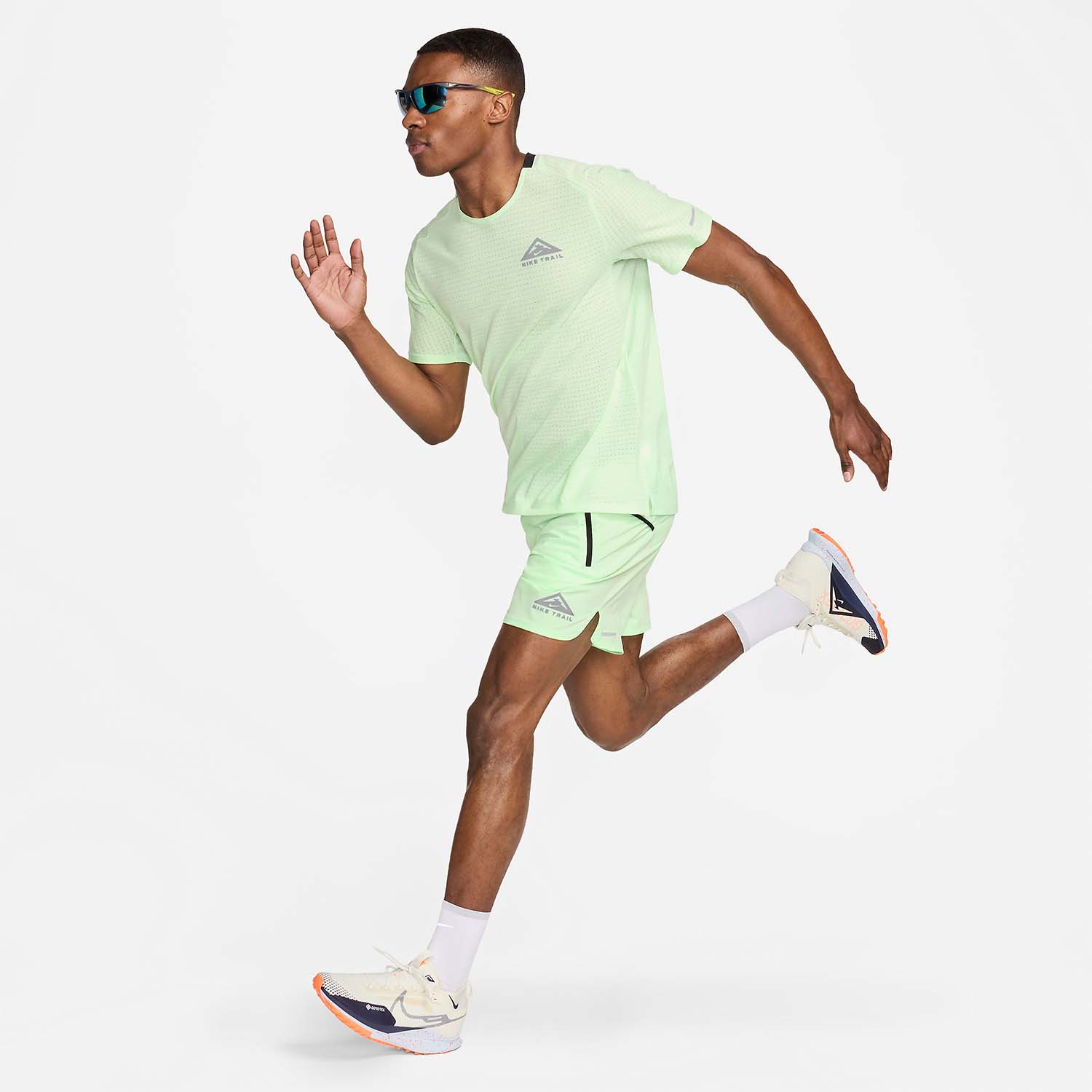 Nike Dri-FIT Solar Chase Maglietta Vapor Green/Black