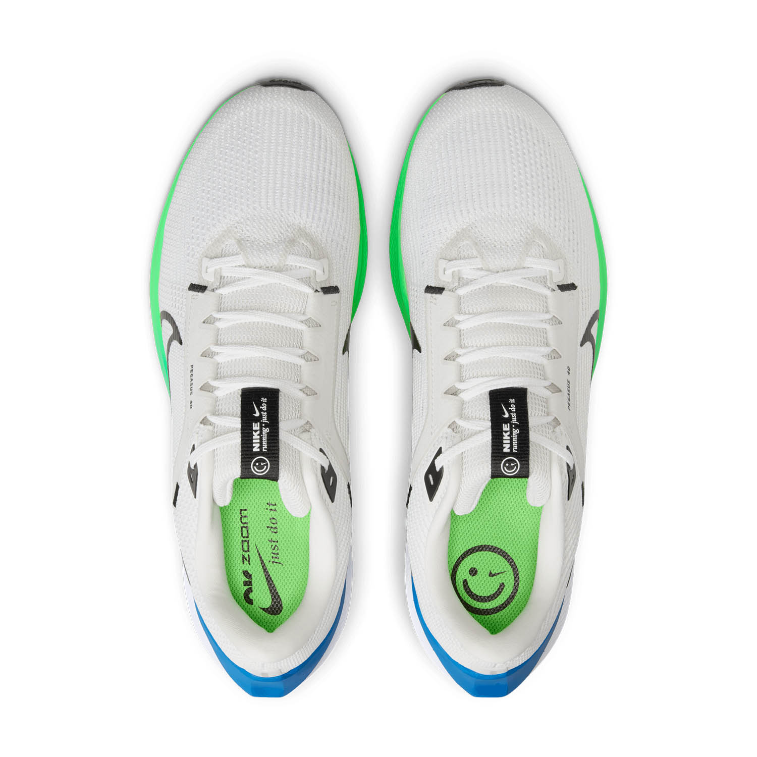 Nike Air Zoom Pegasus 40 Platinum Tint/Black/White/Green Strike