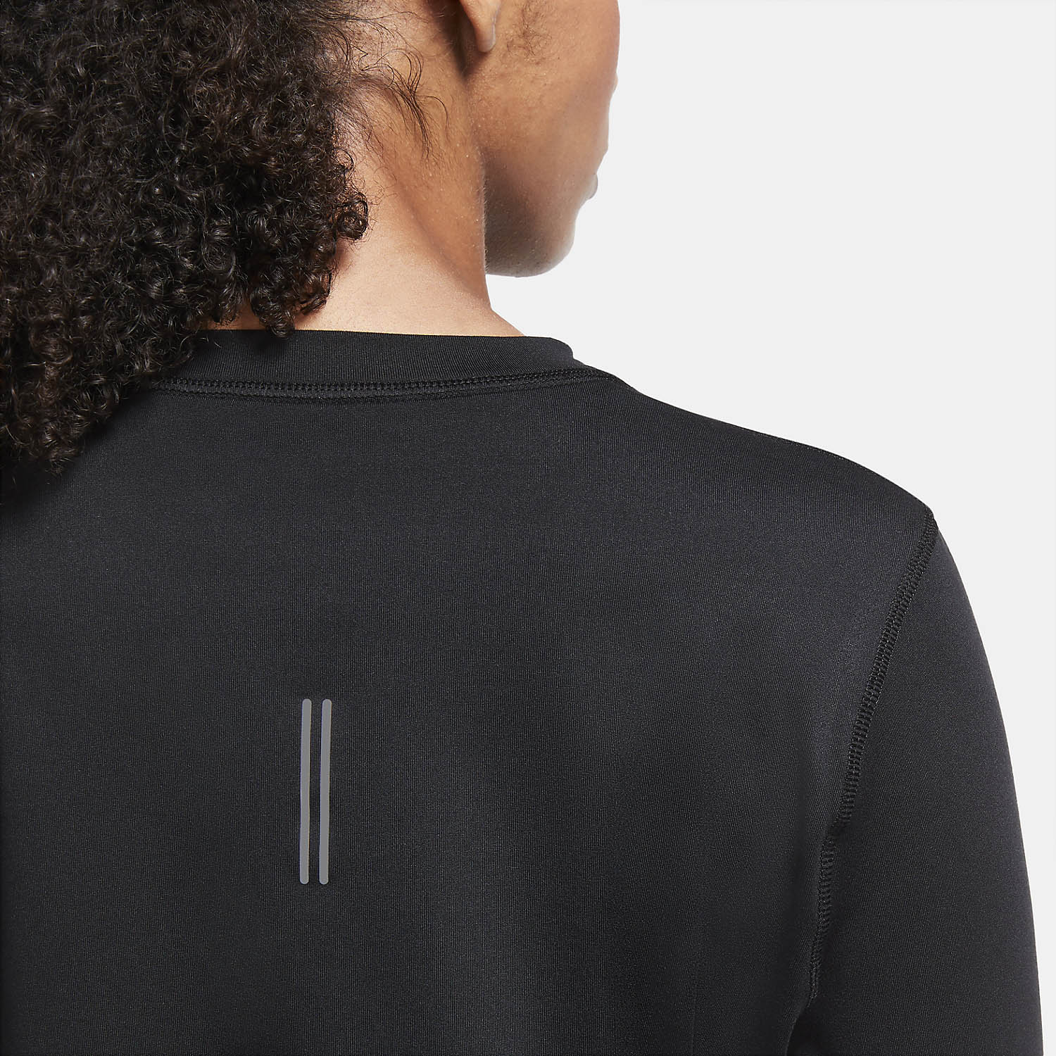 Nike Element Crew Maglia Black/Reflective Silver