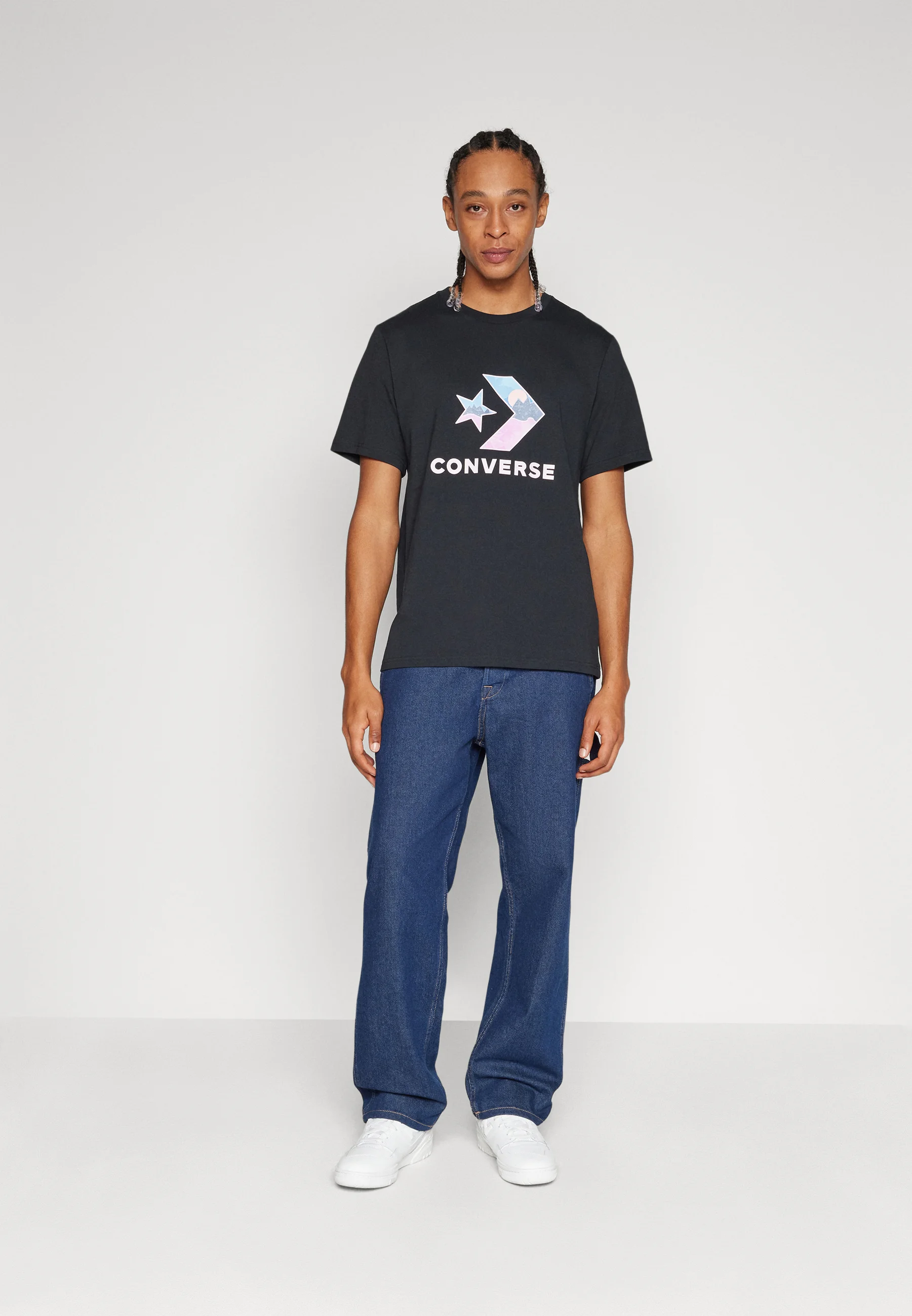 Converse STAR FILL LANDSCAPE TEE UNISEX - T-shirt con stampa