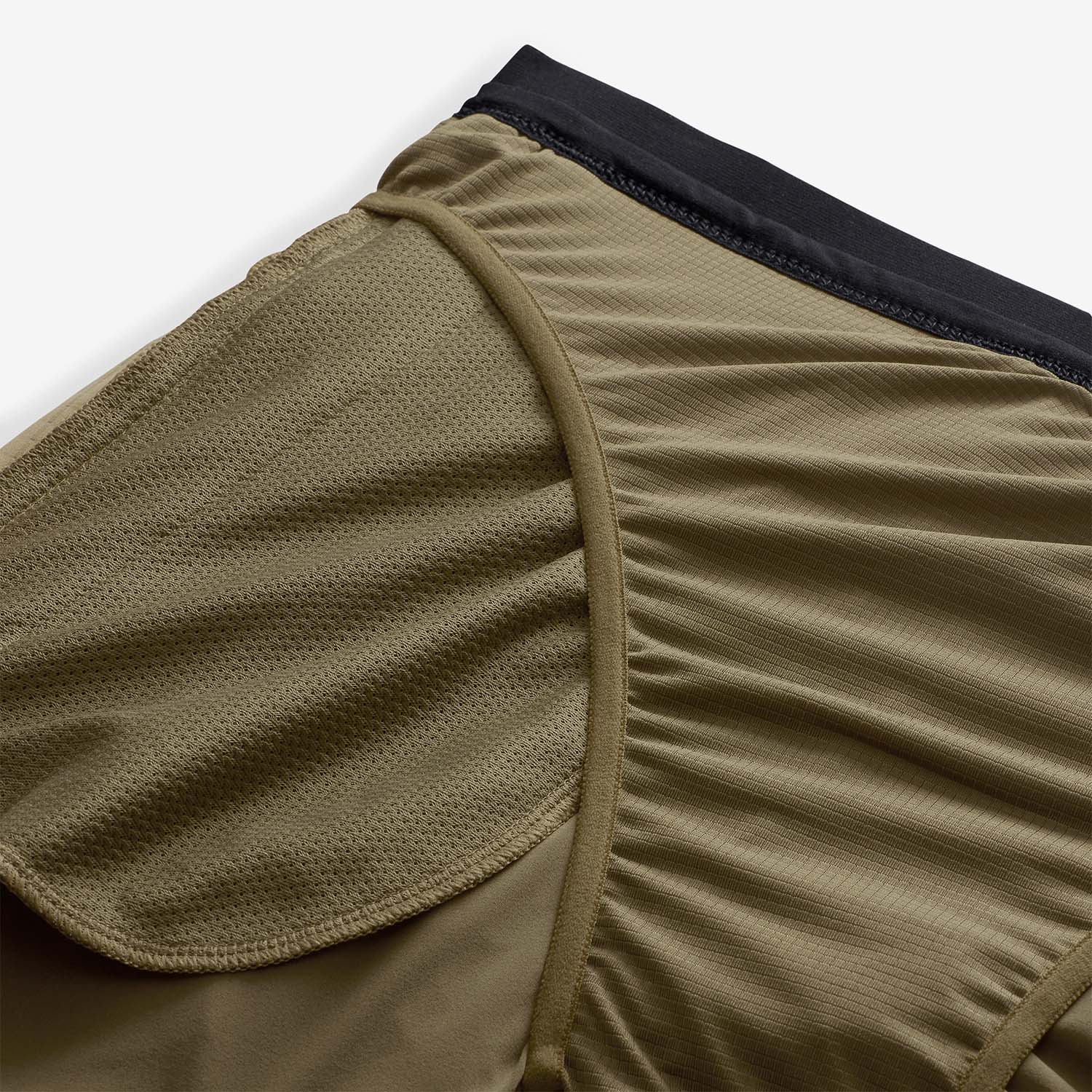 Nike Dri-FIT Second Sunrise 5in Pantaloncini Medium Olive/Neutral/Black