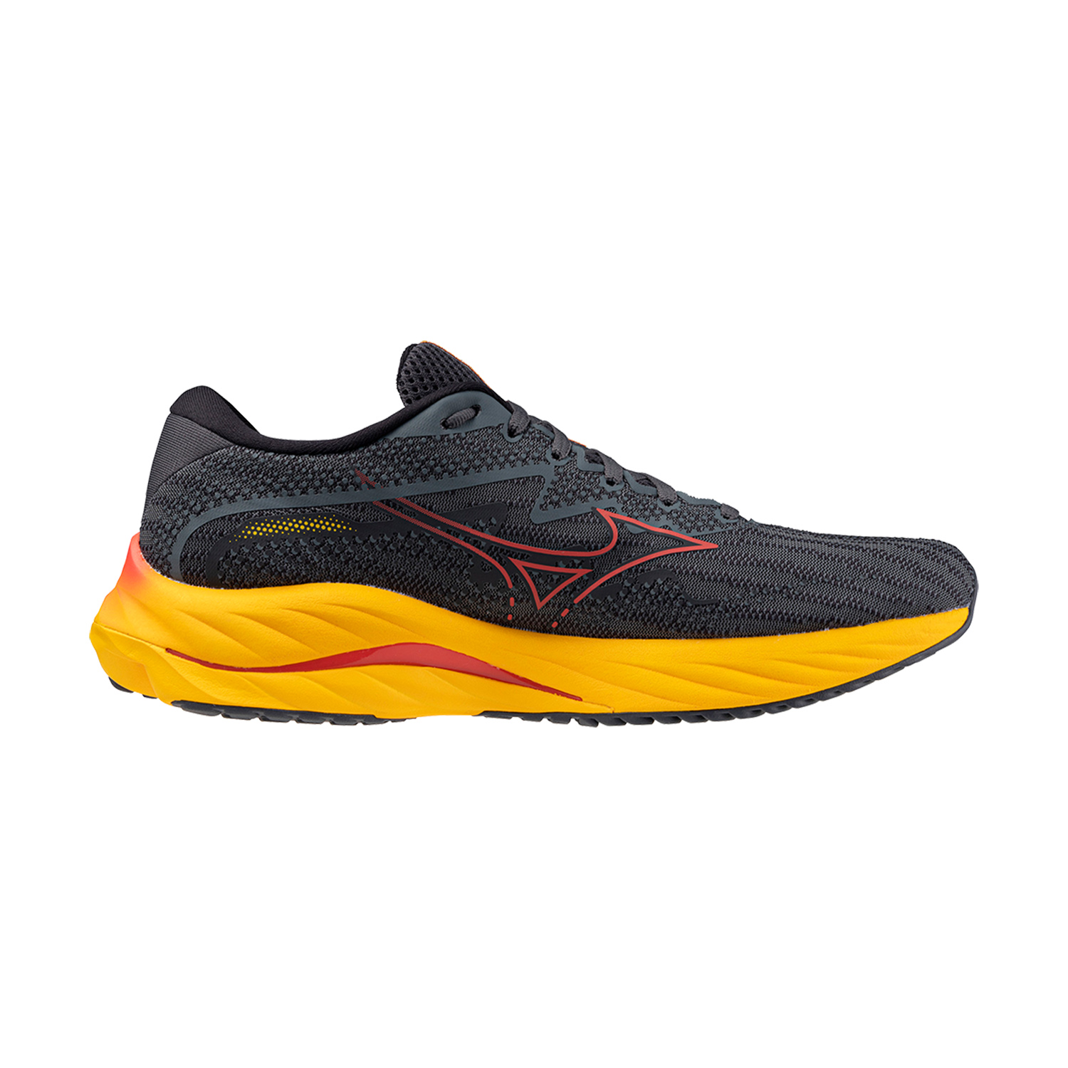 Mizuno Wave Rider 27 Turbulence/Cayenne/Citrus
