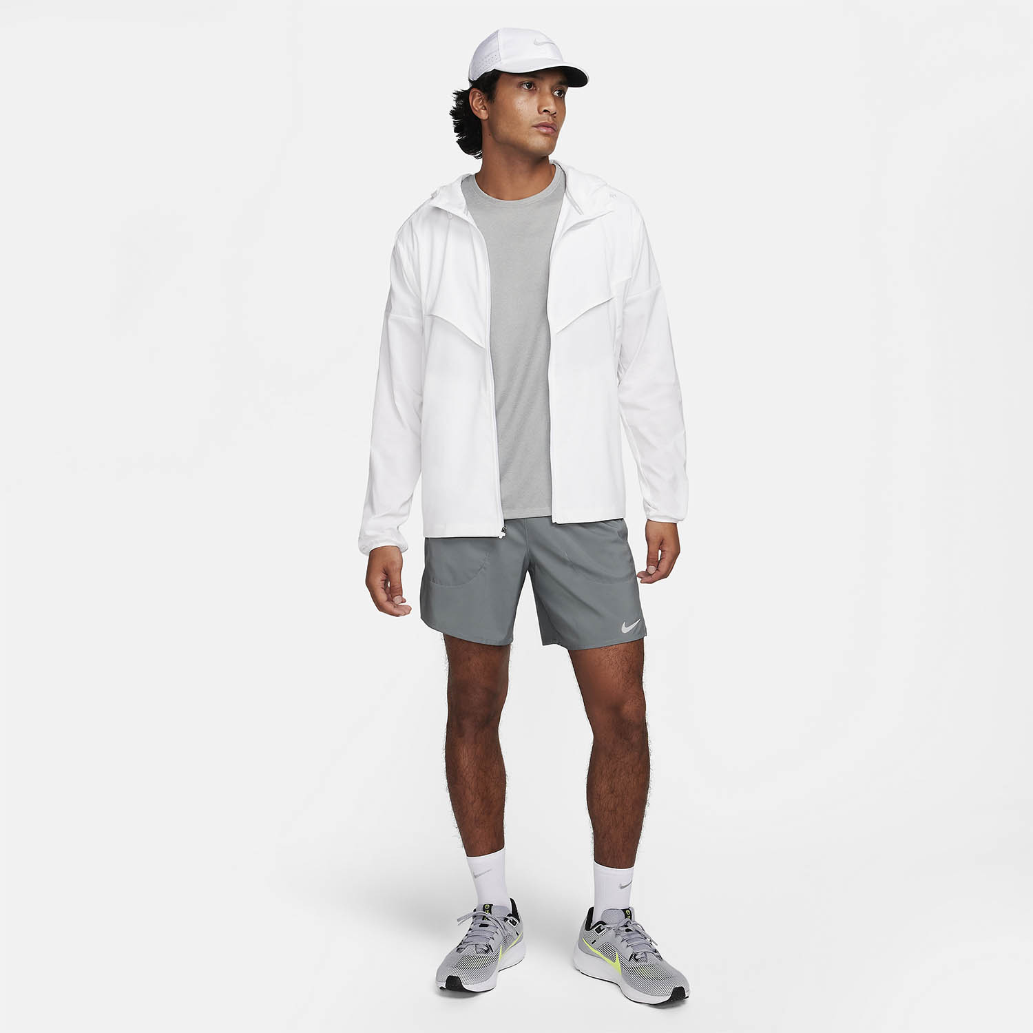 Nike Light Windrunner Giacca White/Reflective Silver