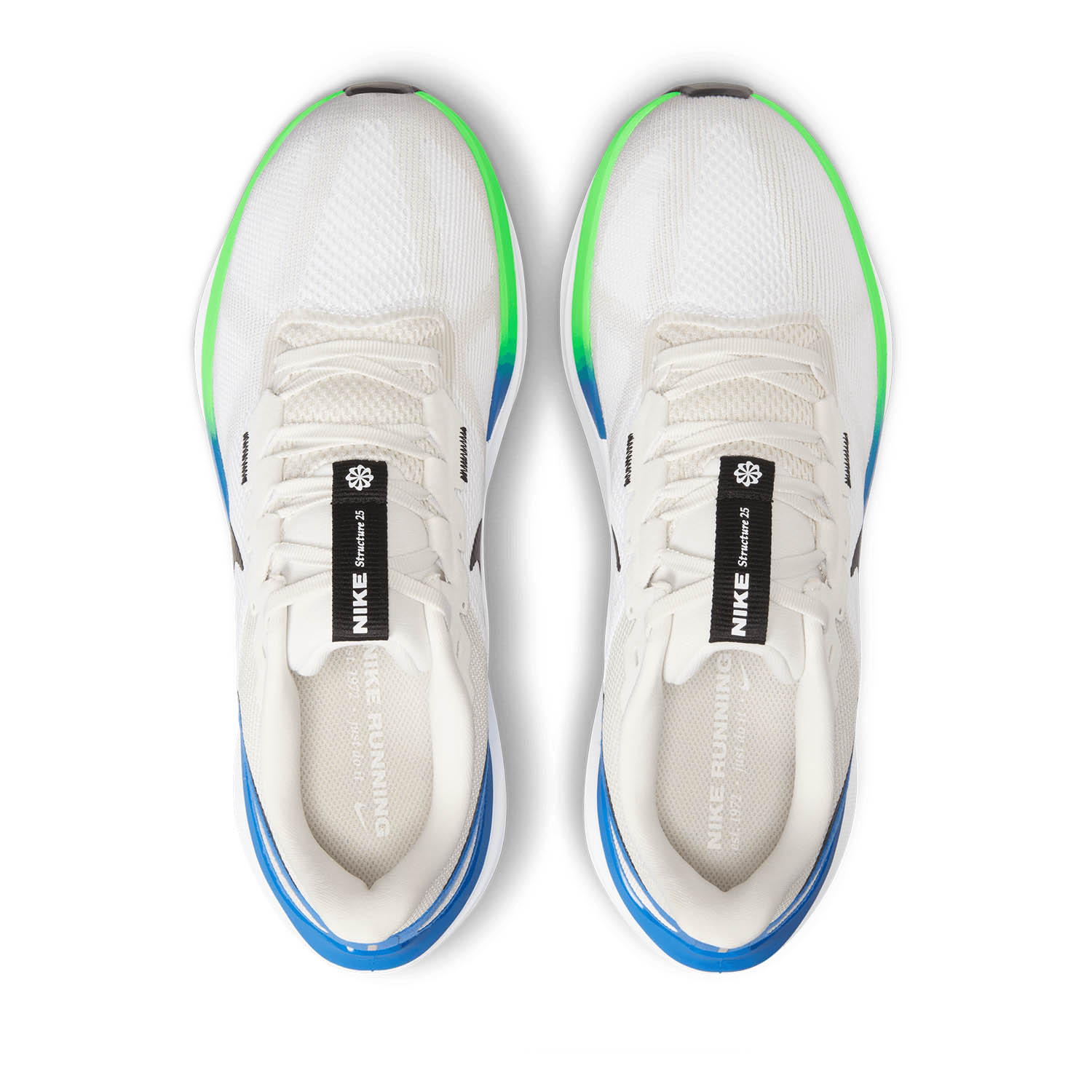 Nike Air Zoom Structure 25 White/Black/Platinum Tint/Star Blue