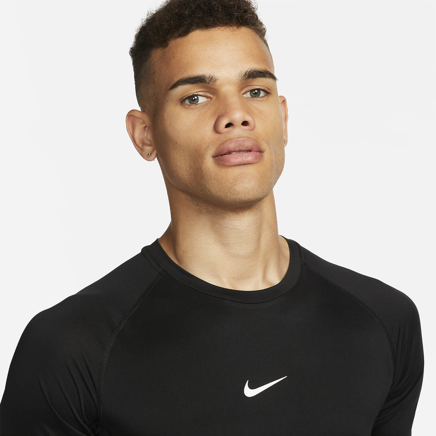 Nike Dri-FIT Logo Maglietta Black/White