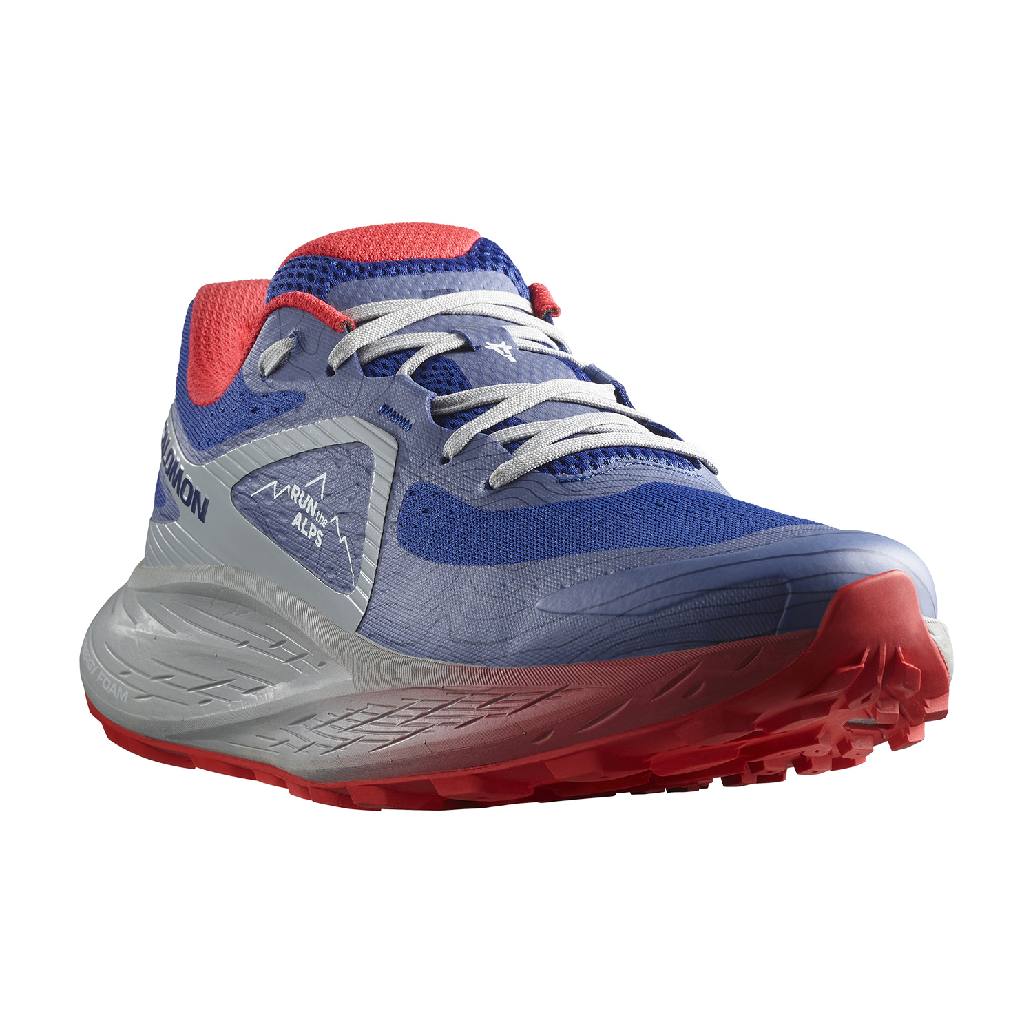 Salomon Glide Max TR Run The Alps Surf The Web/Quarry/High Risk Red