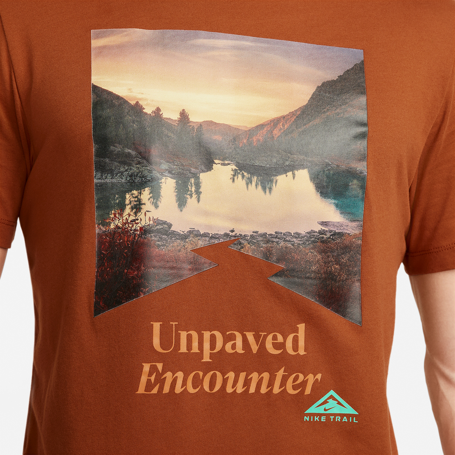 Nike Dri-FIT Off Road Print Maglietta Dark Russet