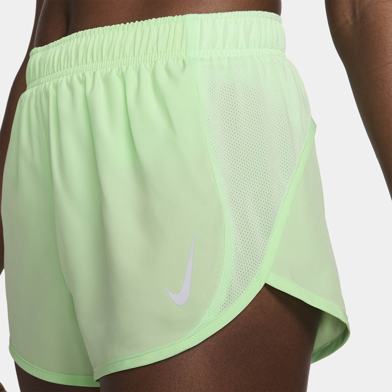 Nike Tempo Race 3in Pantaloncini Vapor Green/Reflective Silver