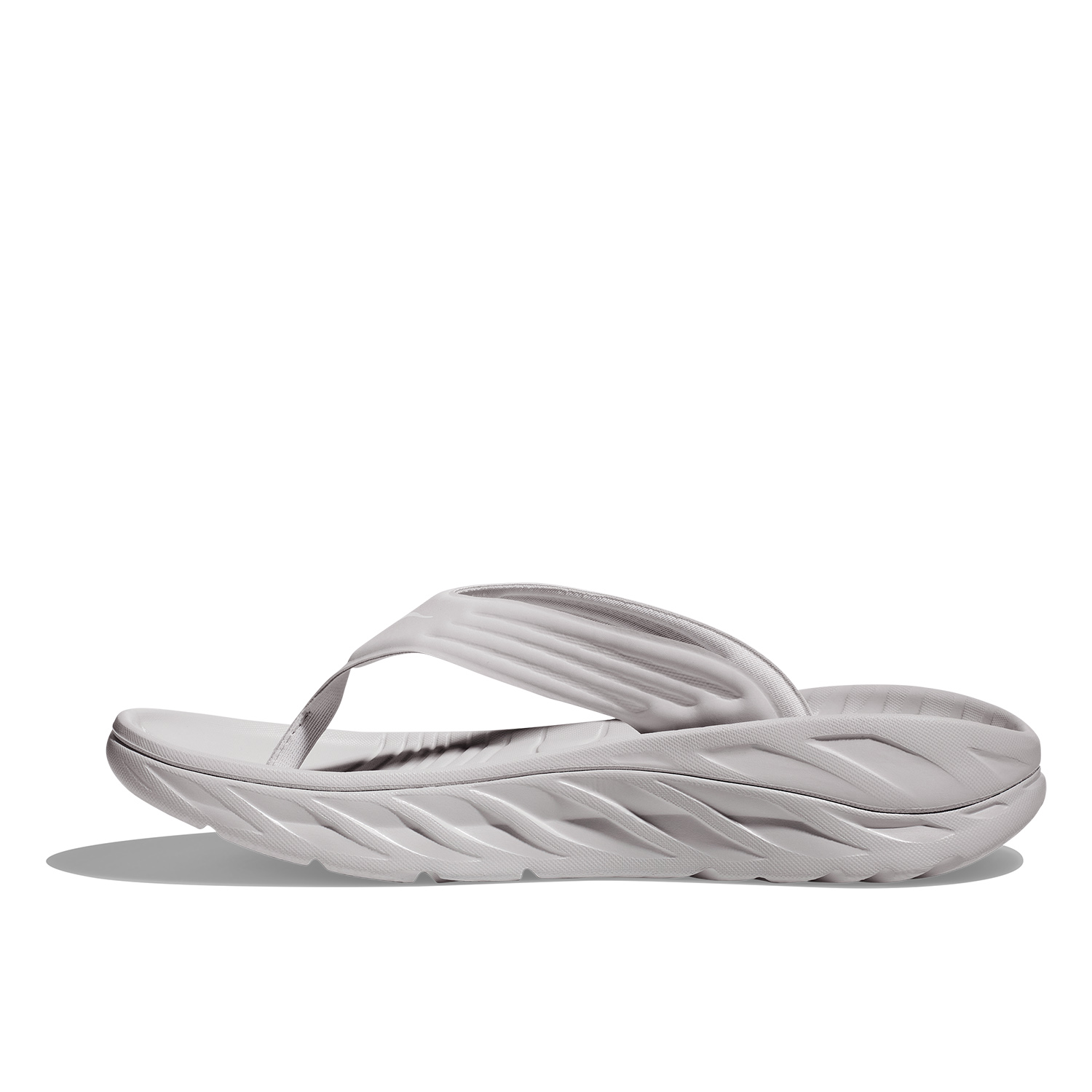 Hoka Ora Recovery Flip Lunar Rock/White