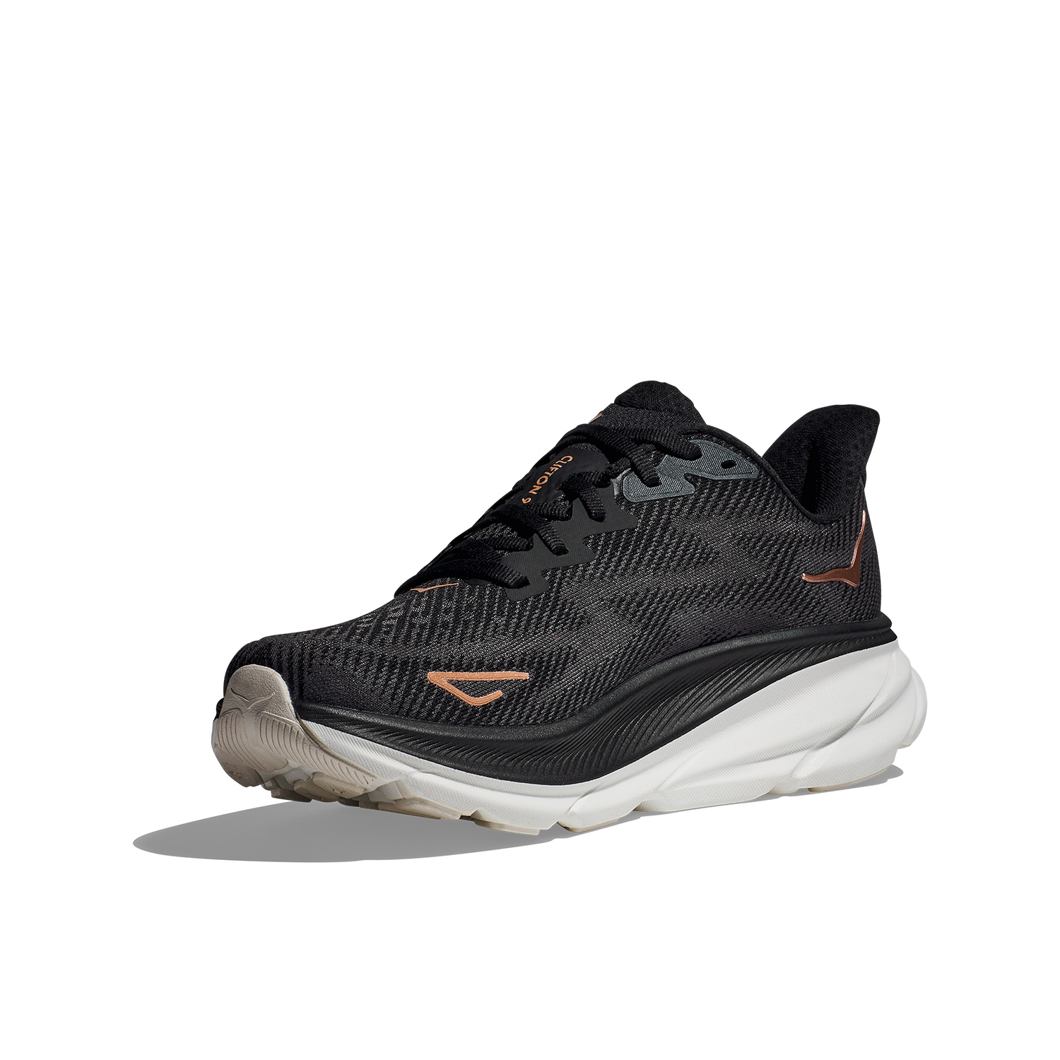 Hoka Clifton 9 Black/Rose Gold