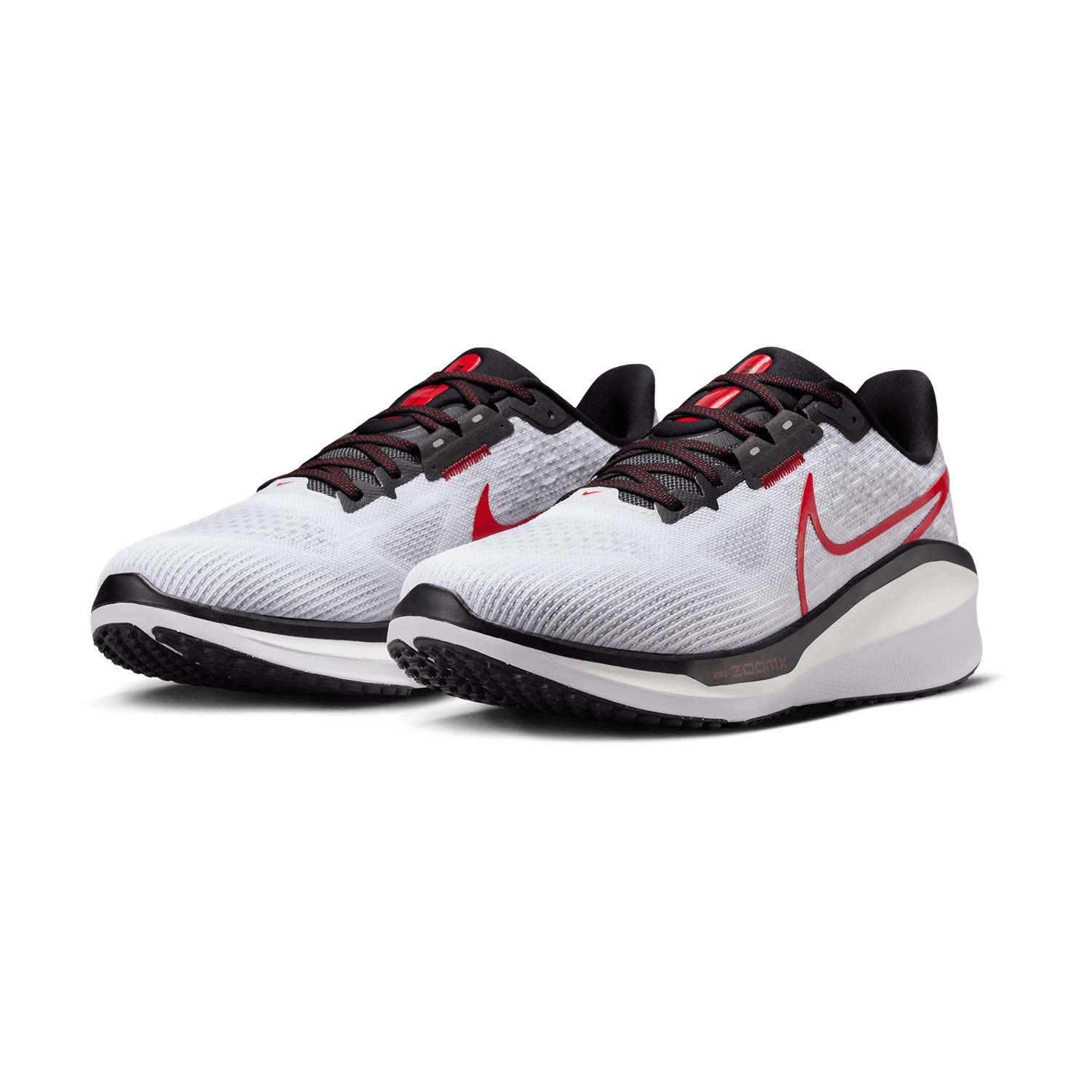 Nike Vomero 17 White/Black/Fire Red/Platinum Tint