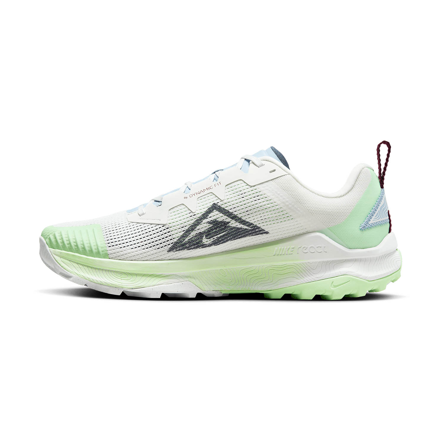 Nike React Wildhorse 8 Summit White/Thunder Blue/Vapor Green