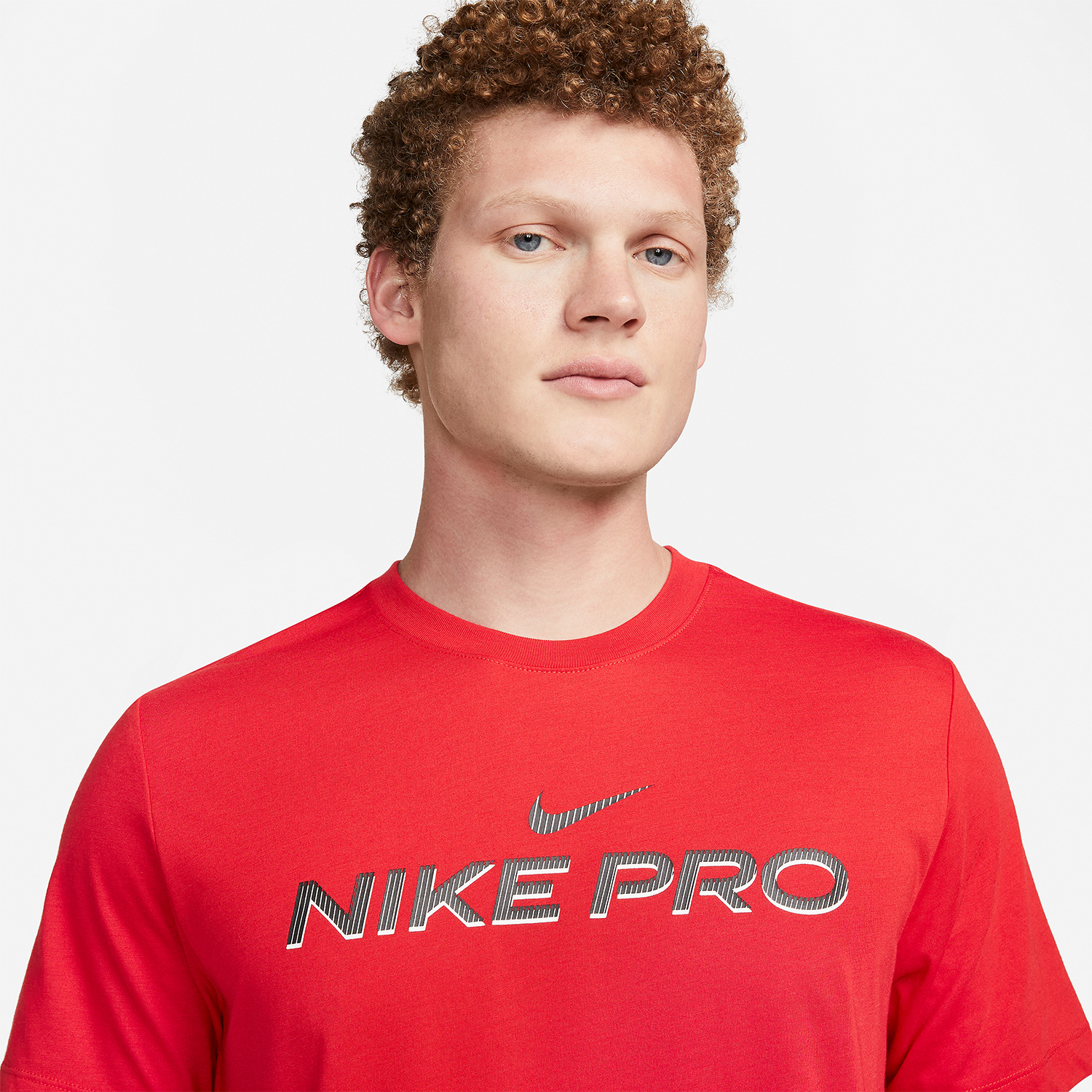 Nike Pro Fitness Maglietta University Red