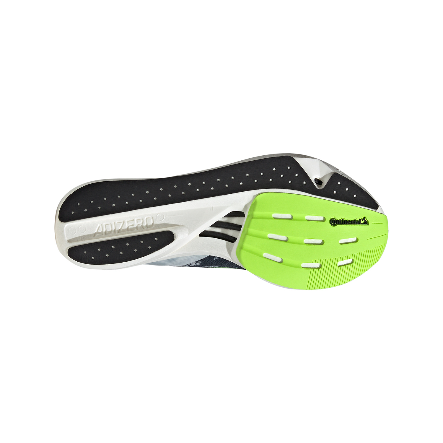 adidas Adizero Takumi Sen 10 Crystal White/Lucid Lemon/Blue Burst