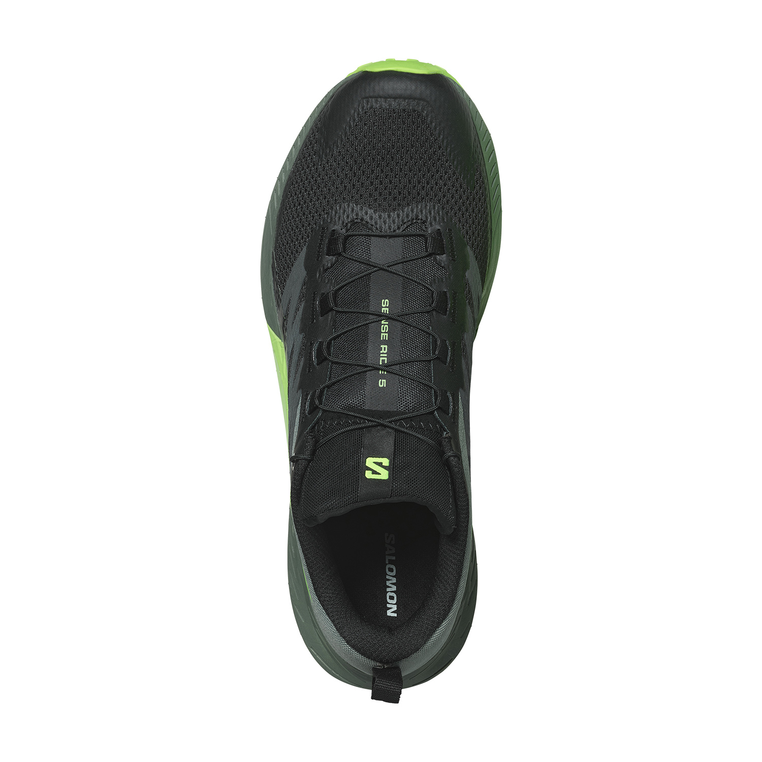 Salomon Sense Ride 5 Black/Laurel Wreath/Green Gecko