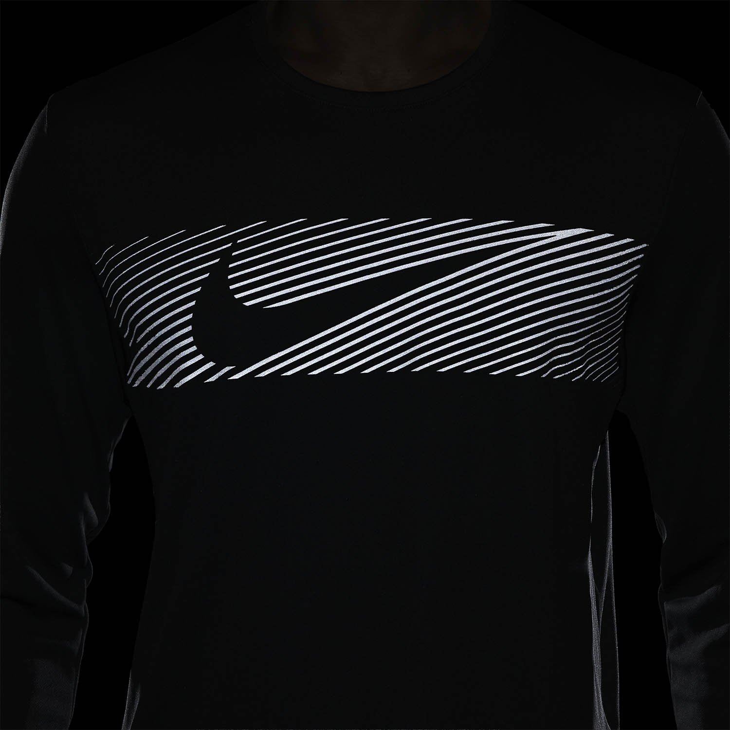 Nike Miler Flash Maglia Iron Grey/Reflective Silver