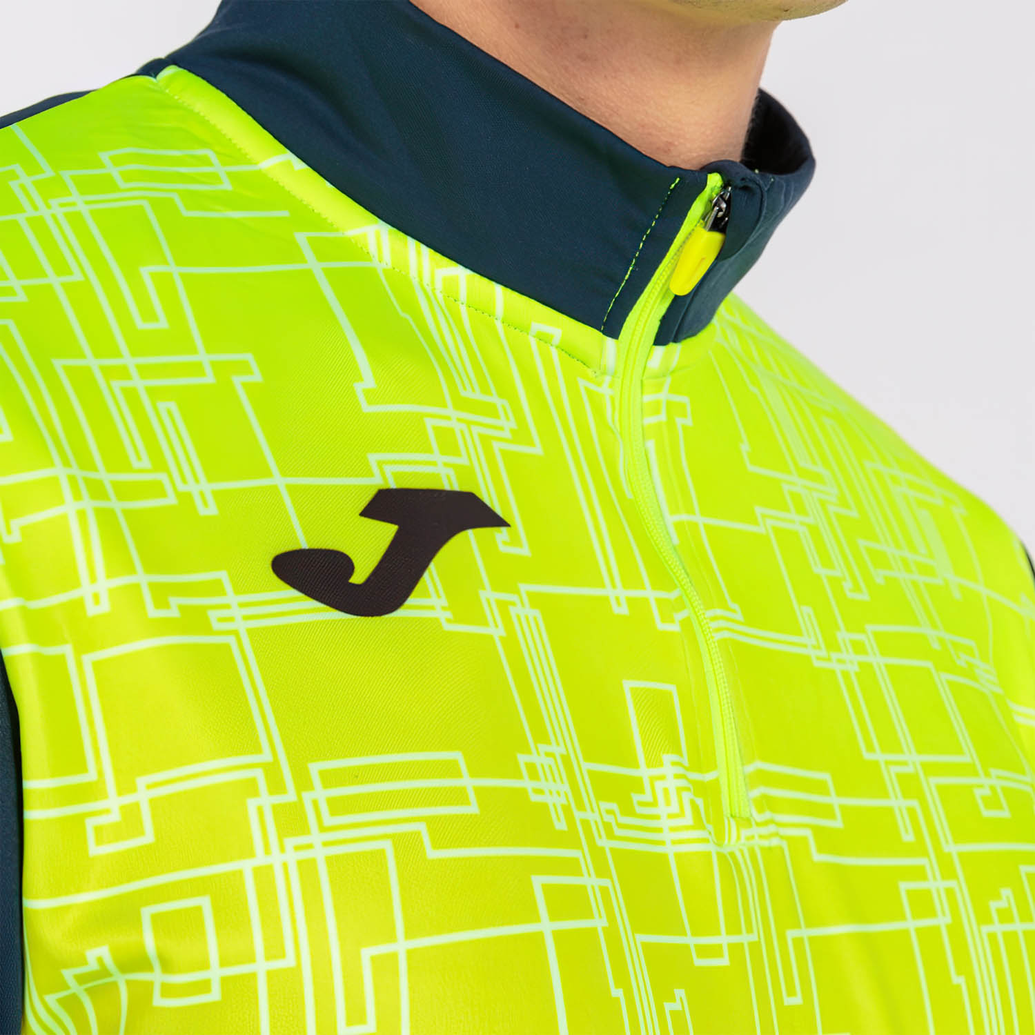 Joma Elite VIII Maglia Navy/Yellow Fluor