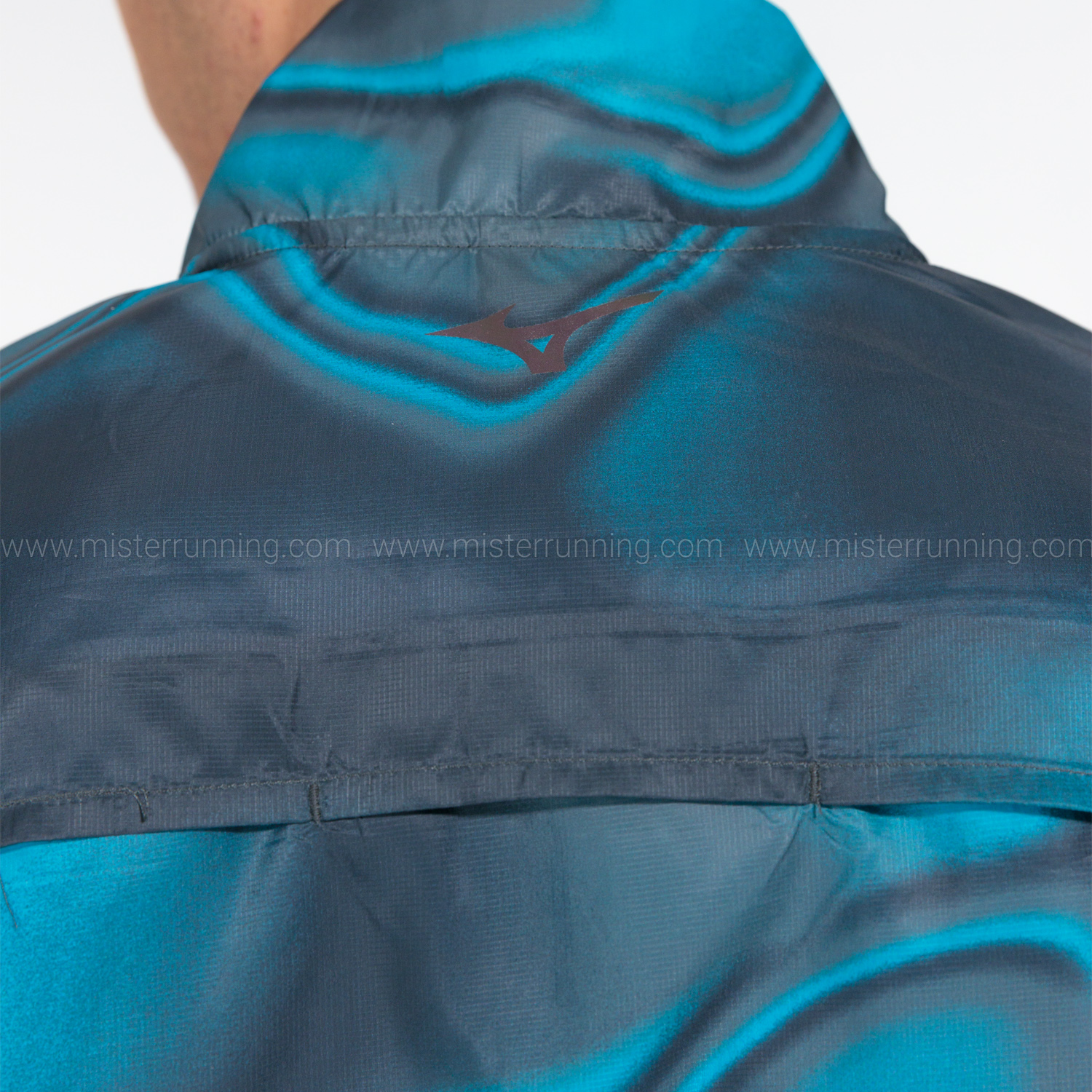 Mizuno Premium Aero Giacca Hawaiian Ocean/Black