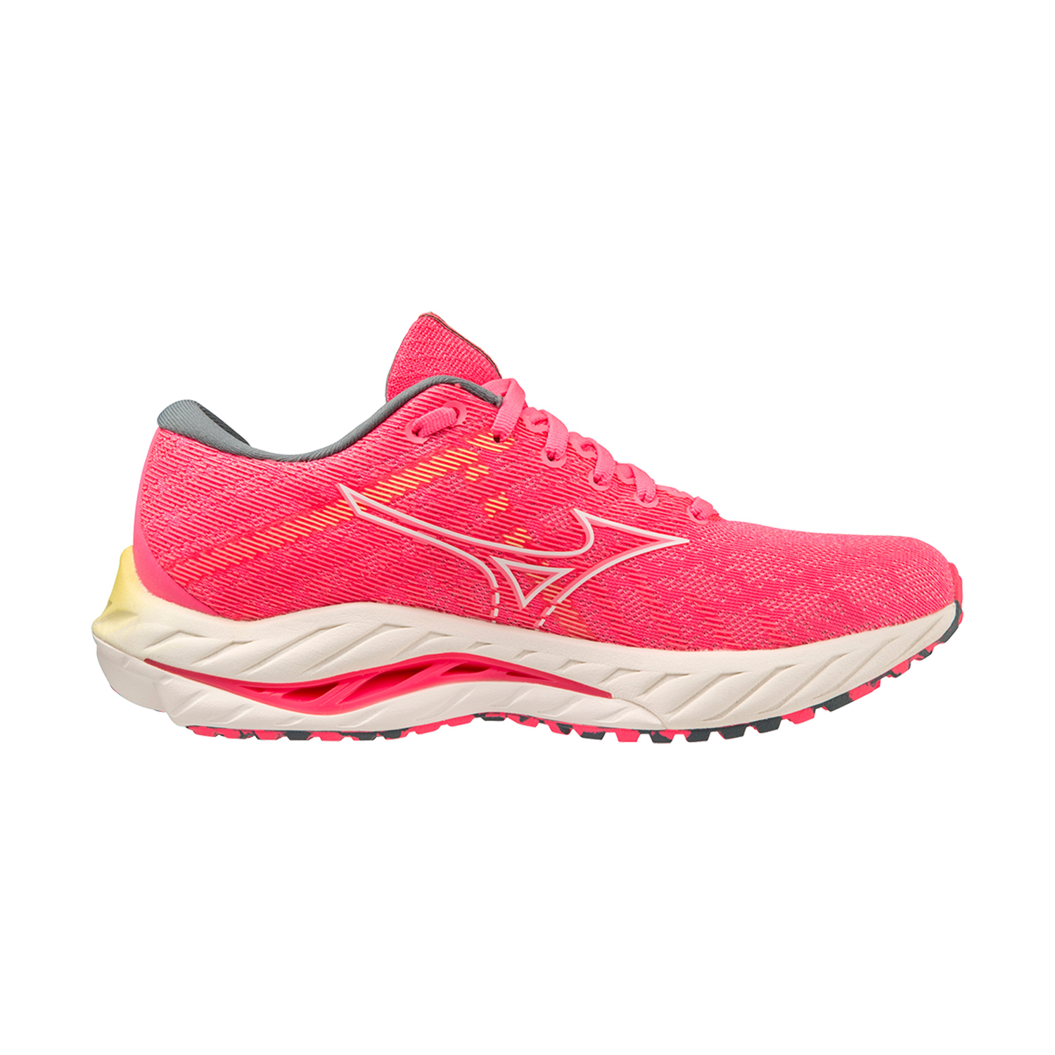 Mizuno Wave Inspire 19 High Vis Pink/Snow White/Luminous