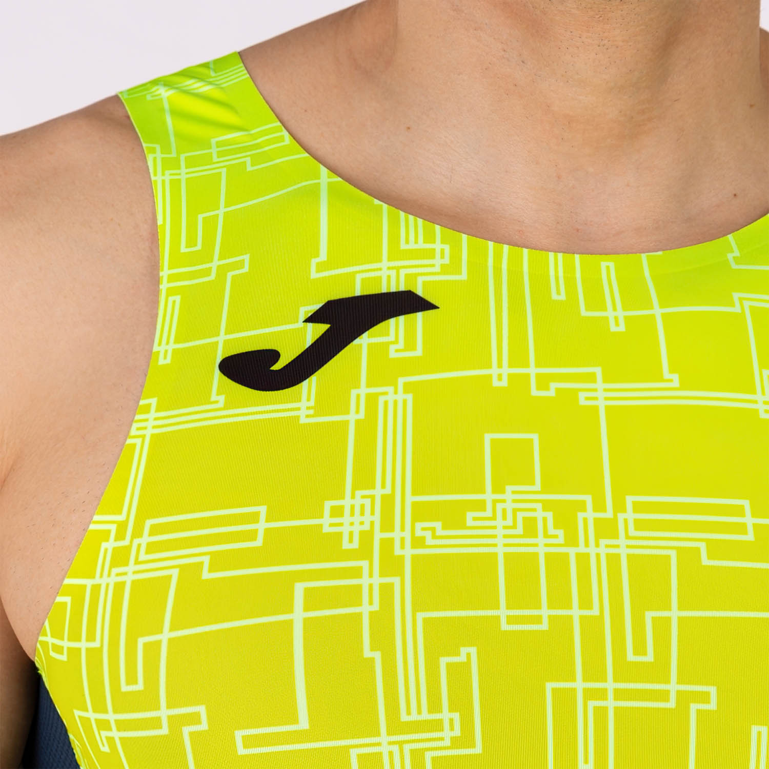 Joma Elite VIII Canotta Navy/Fluor Yellow